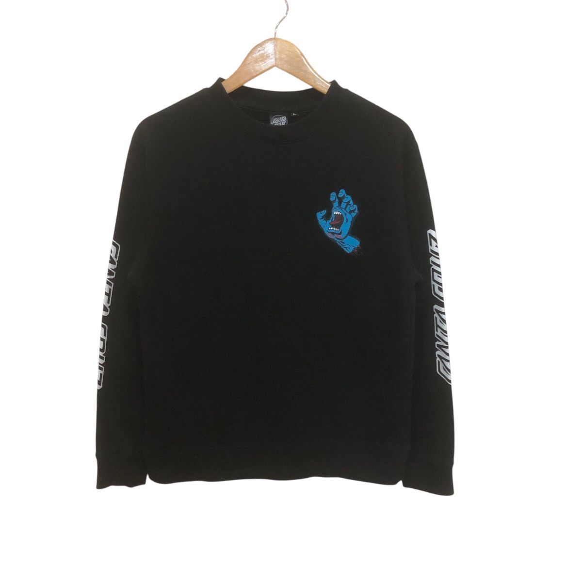 Santa Cruz Skateboards Big Logo Santa Cruz Skateboard Sweatshirt Size US L / EU 52-54 / 3 - 3 Thumbnail
