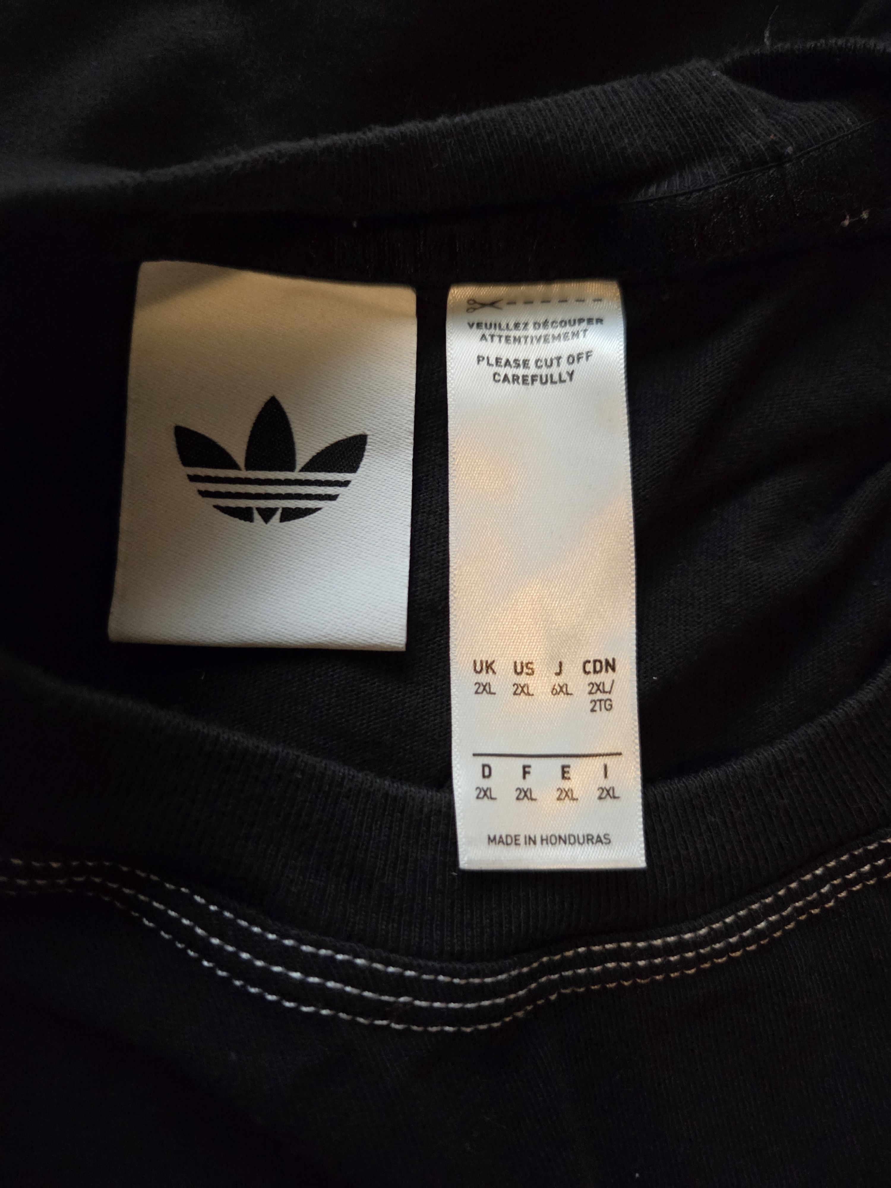 Adidas Adidas Exposed Stitching TShirt Size US XXL / EU 58 / 5 - 3 Thumbnail