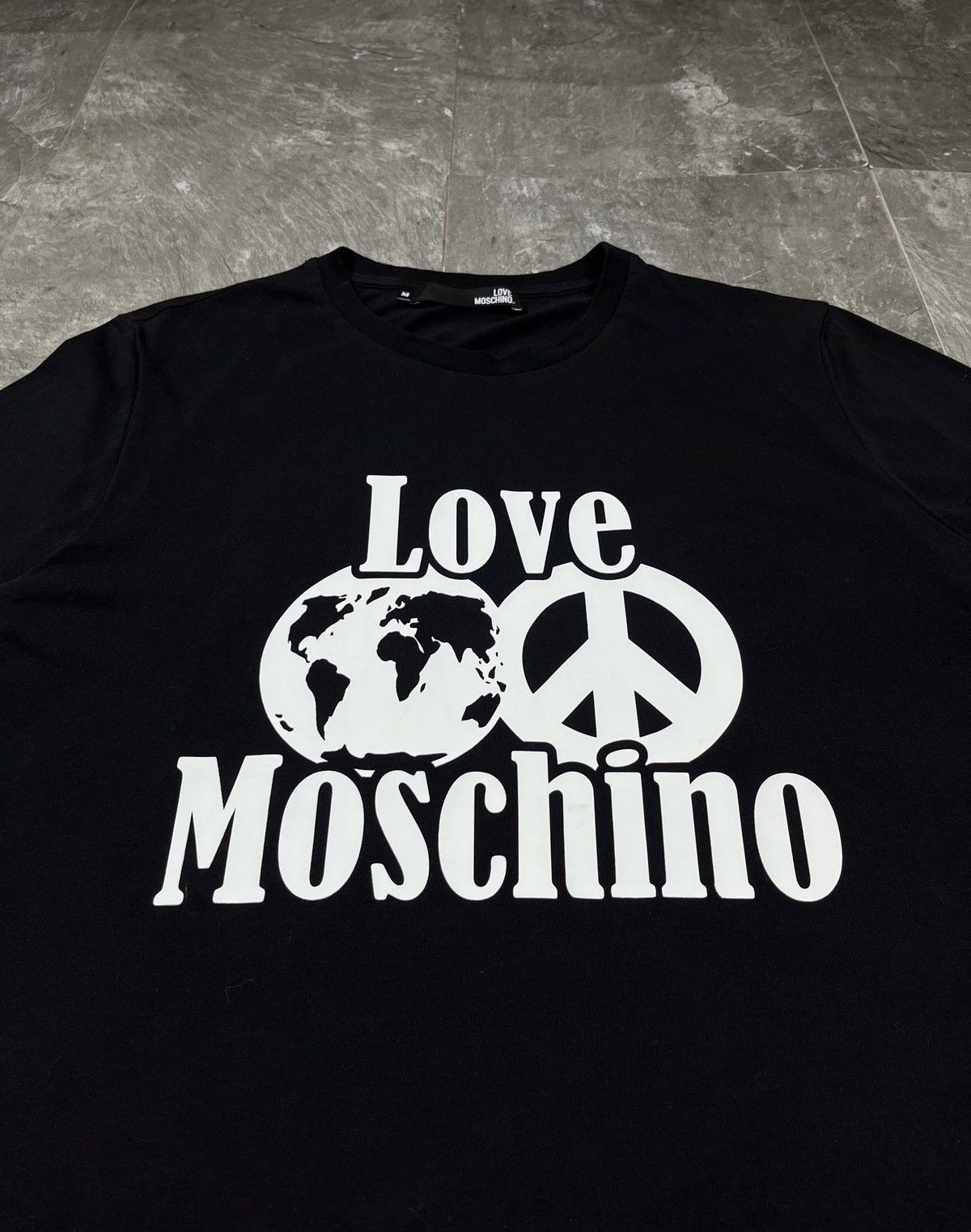 Moschino Love Moschino Vintage Designer T Shirt Big Logo Size US M / EU 48-50 / 2 - 2 Thumbnail