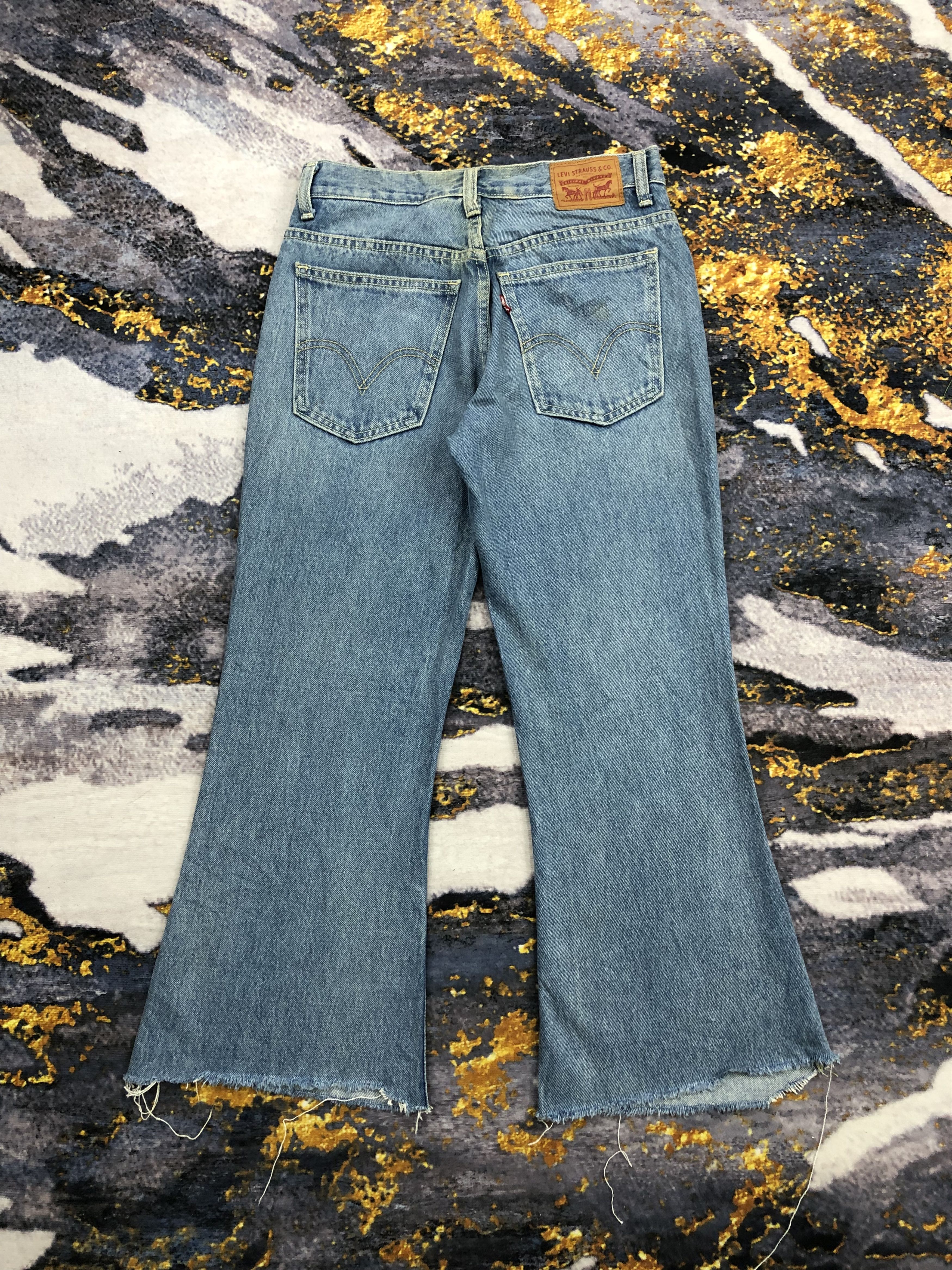 Levi's Vintage Levis 517 Flared Bootcut Jeans DPP0098 Size US 29 - 3 Thumbnail