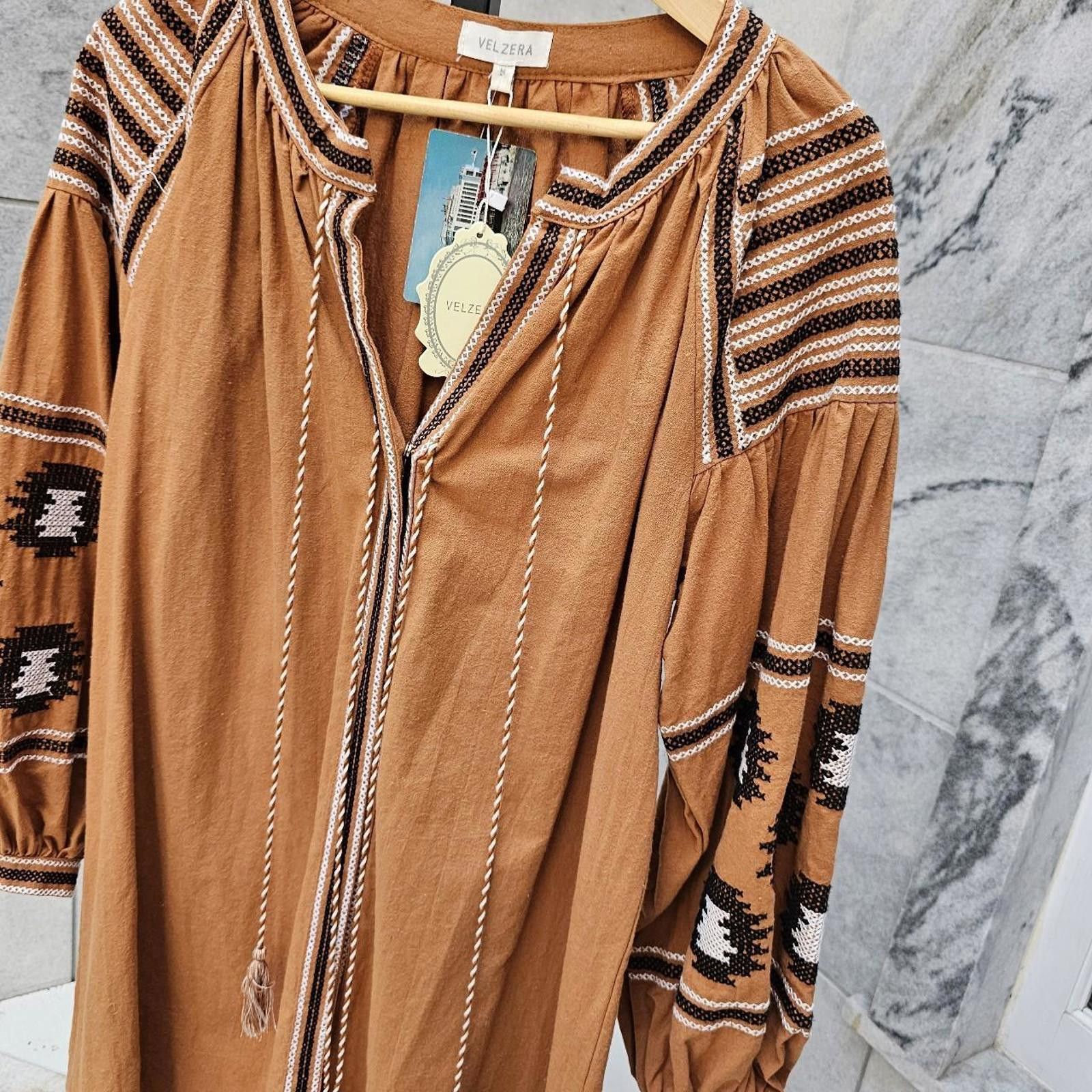 Other Women's Orange and Brown Dress Size M / US 6-8 / IT 42-44 - 4 Thumbnail