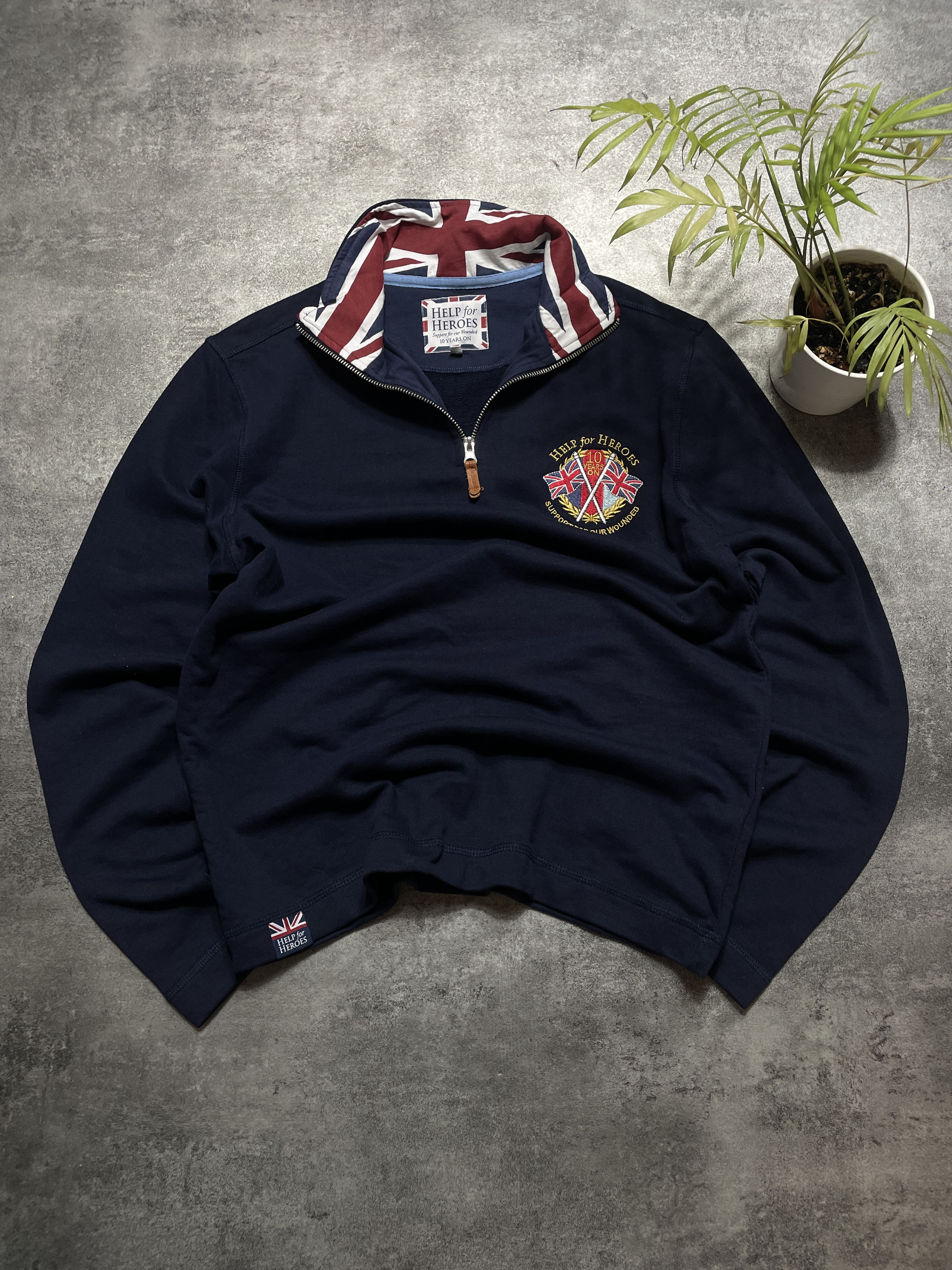 Vintage England Help for Heroes Sweatshirt Vintage Retro Rare Size US S / EU 44-46 / 1 - 1 Thumbnail
