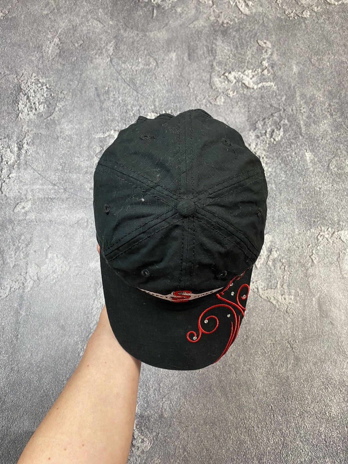 If Six Was Nine Y2K If Six Was Nine Gothic Trible Cap Avant Garde Streetwear Size ONE SIZE - 5 Thumbnail