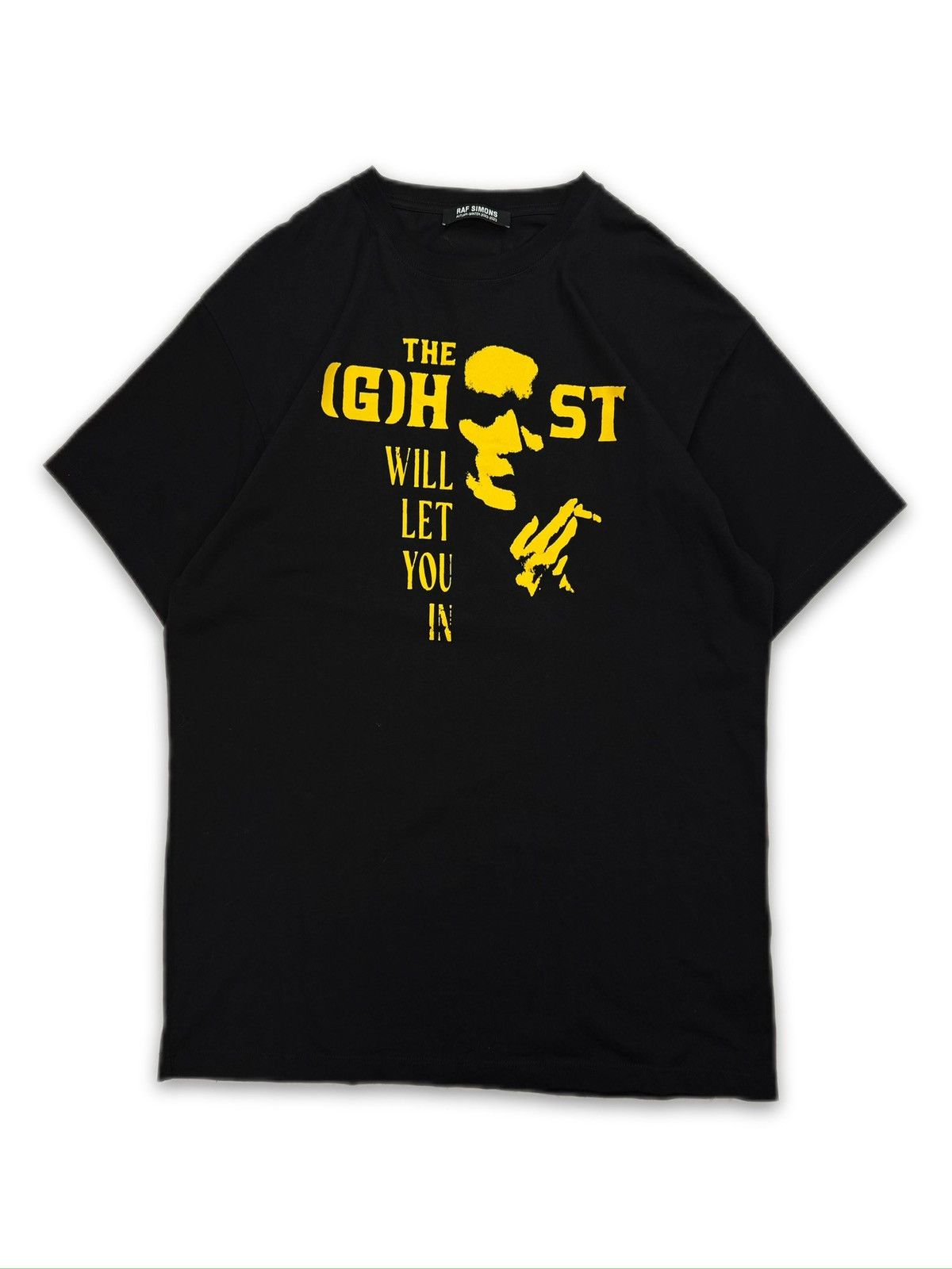 Raf Simons AW22 Raf Simons 'The Ghost' Black Graphic T-Shirt