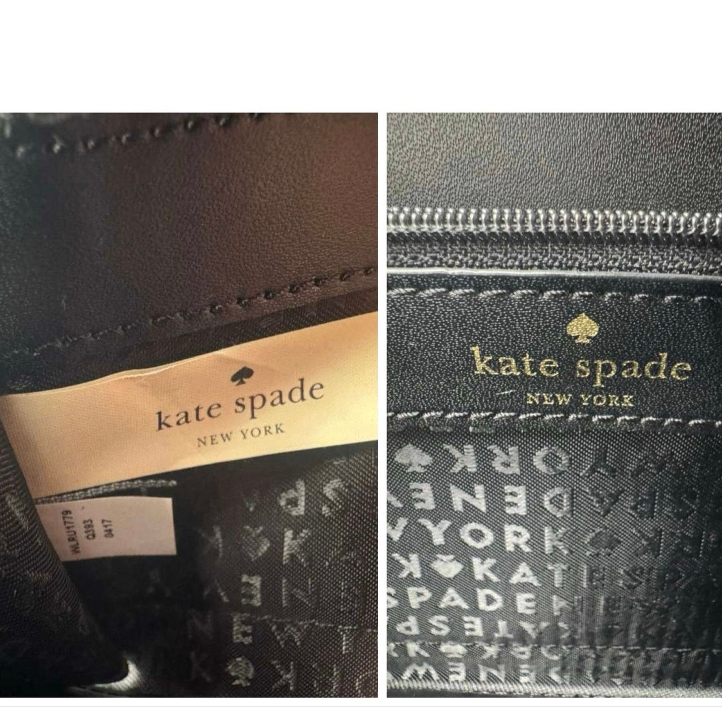 Kate Spade Kate Spade Black Textured Leather Zip Around Wallet Size ONE SIZE - 8 Thumbnail