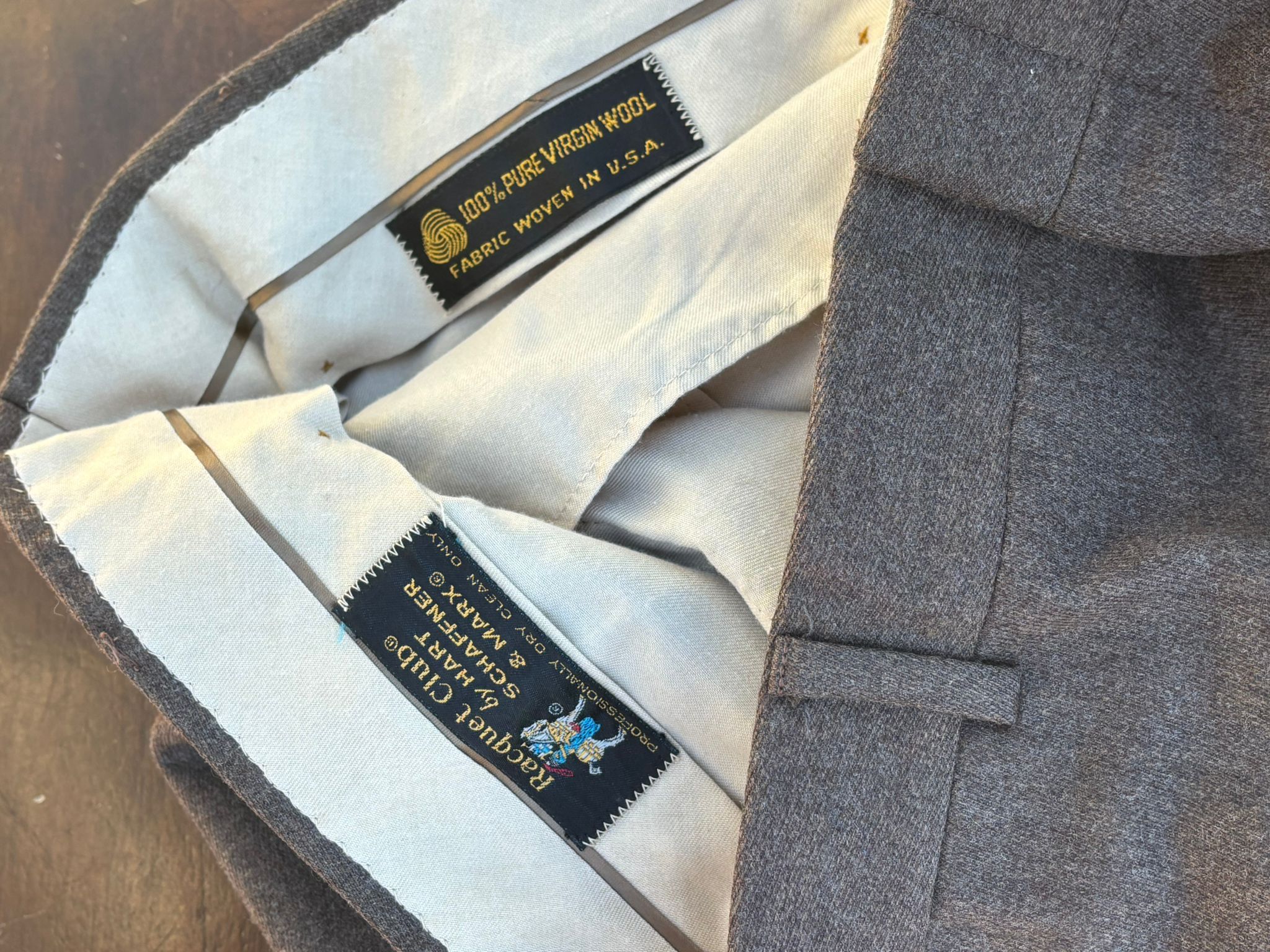 Vintage Wool Pants Size US 34 / EU 50 - 1 Thumbnail