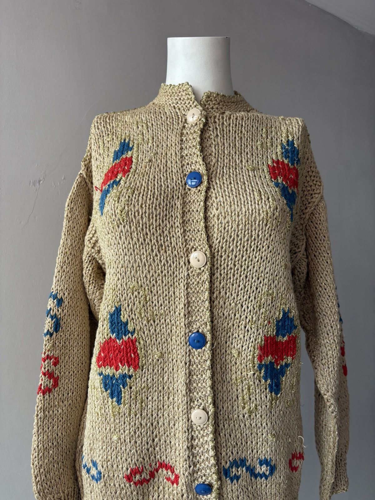 Vintage Parisian cardigan Size L / US 10 / IT 46 - 8 Thumbnail