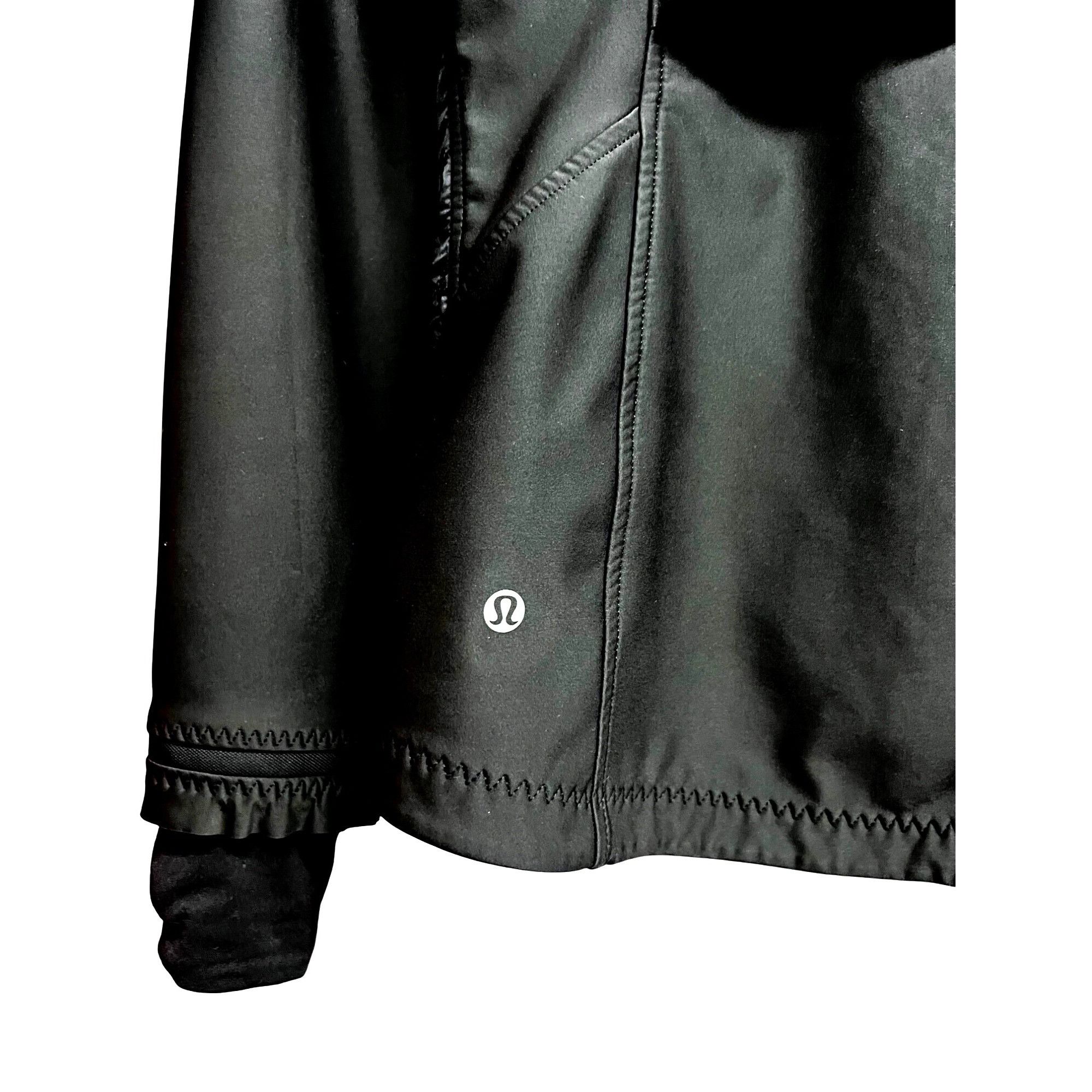 Lululemon Lululemon Wind Runner Softshell Zip Up Black Athletic Jacket Size M / US 6-8 / IT 42-44 - 6 Thumbnail