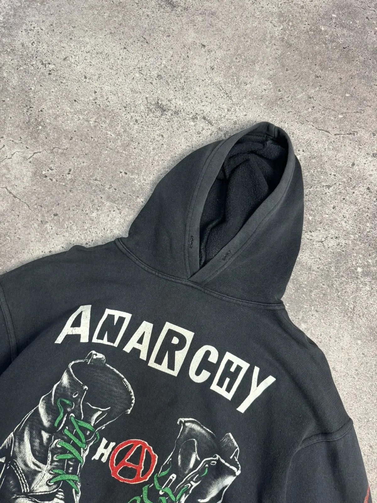 Band Tees × Ghost Supply Very rare Anarchy Punks not Dead merch vintage faded hoodie Size US L / EU 52-54 / 3 - 3 Thumbnail