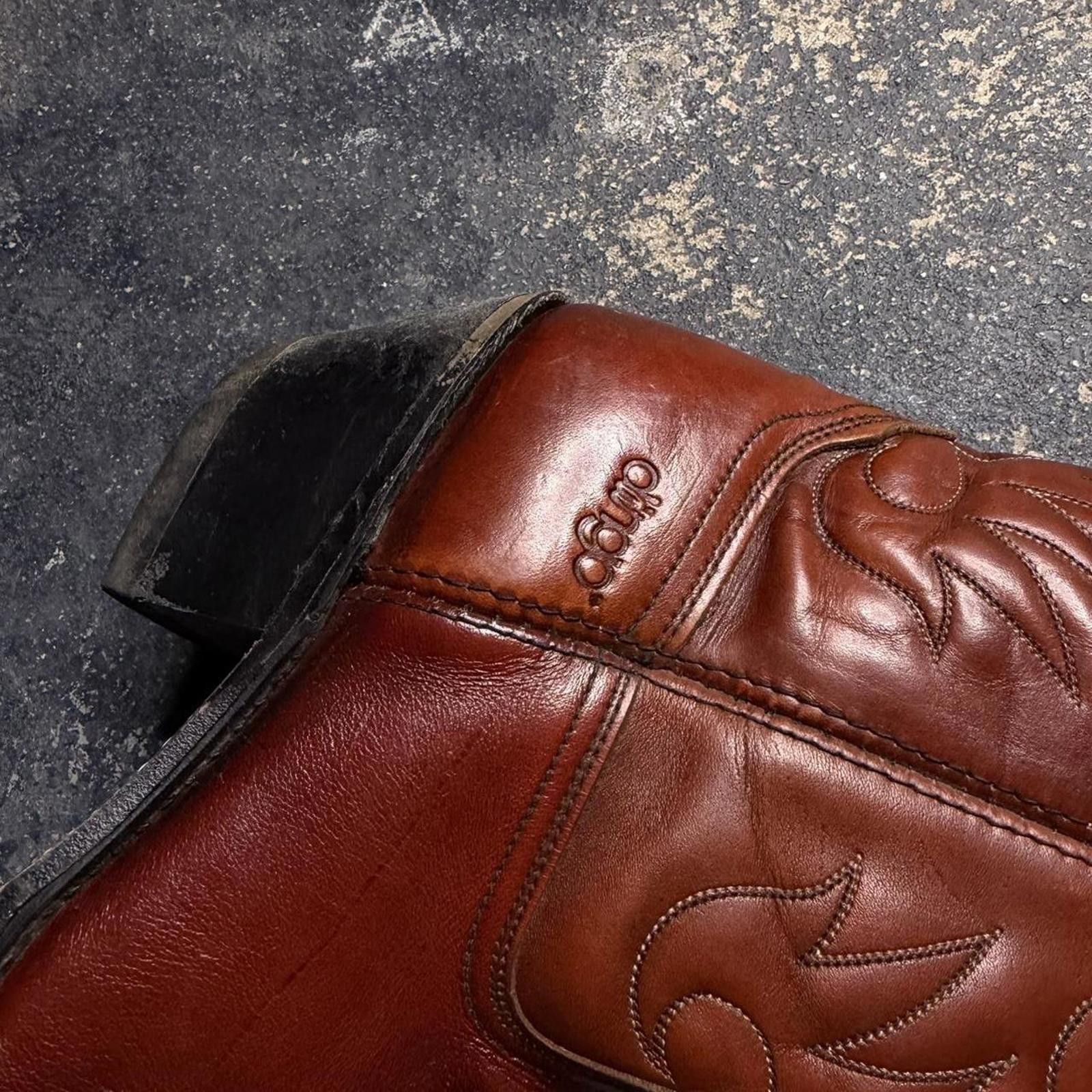 Dingo1969 Vintage 80’s Dingo Western Brown Boot Size US 9.5 / EU 42-43 - 2 Thumbnail