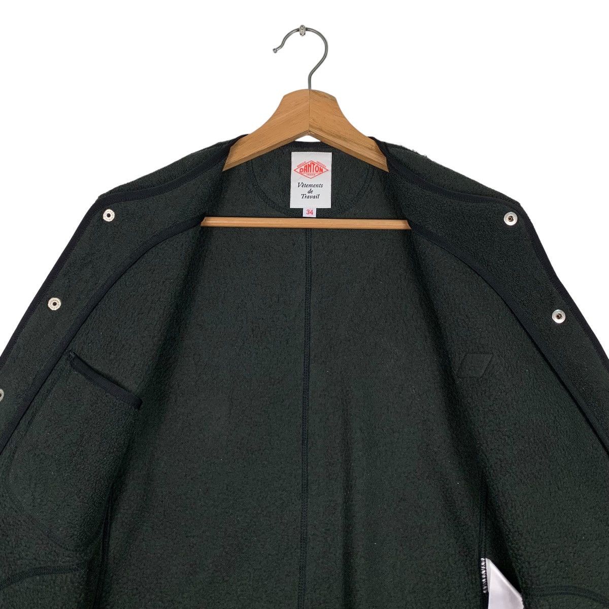 Danton DANTON Snap Button Fleece Jacket #0922-C41 Size US M / EU 48-50 / 2 - 12 Thumbnail