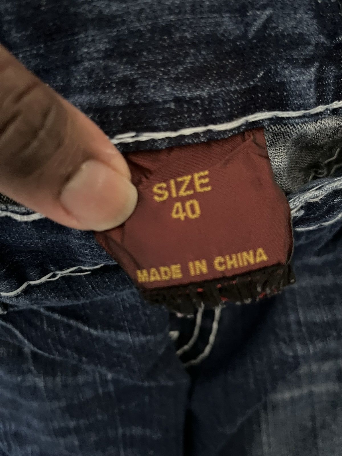 True Religion Vintage True Religion Contrast Stitching Denim Jeans Size US 36 / EU 52 - 3 Thumbnail