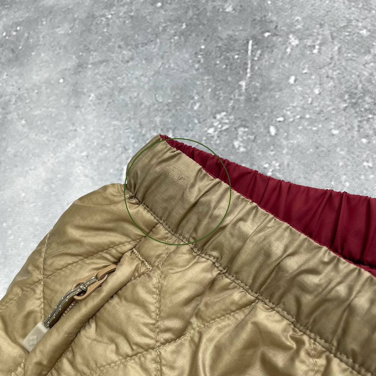 Japanese Brand × Montbell Montbell Reversible Thermawrap Shorts Women's Red/ Gold Size 26" / US 2 / IT 38 - 8 Thumbnail