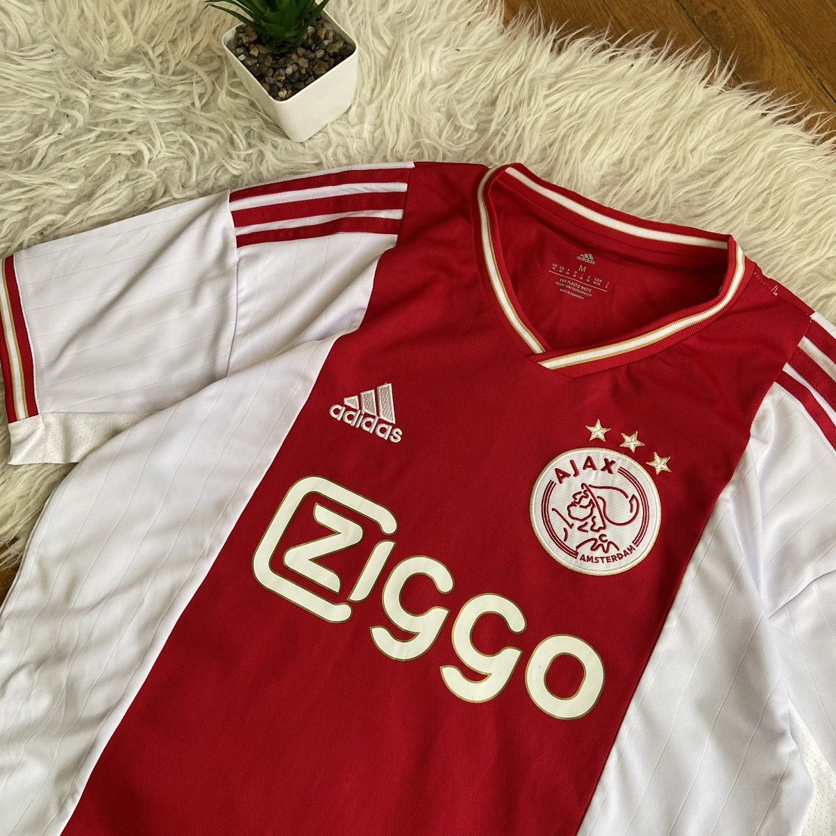 Adidas 📌 Ajax Amsterdam 2022 Home Shirt Jersey Soccer kit tee Size US M / EU 48-50 / 2 - 2 Thumbnail