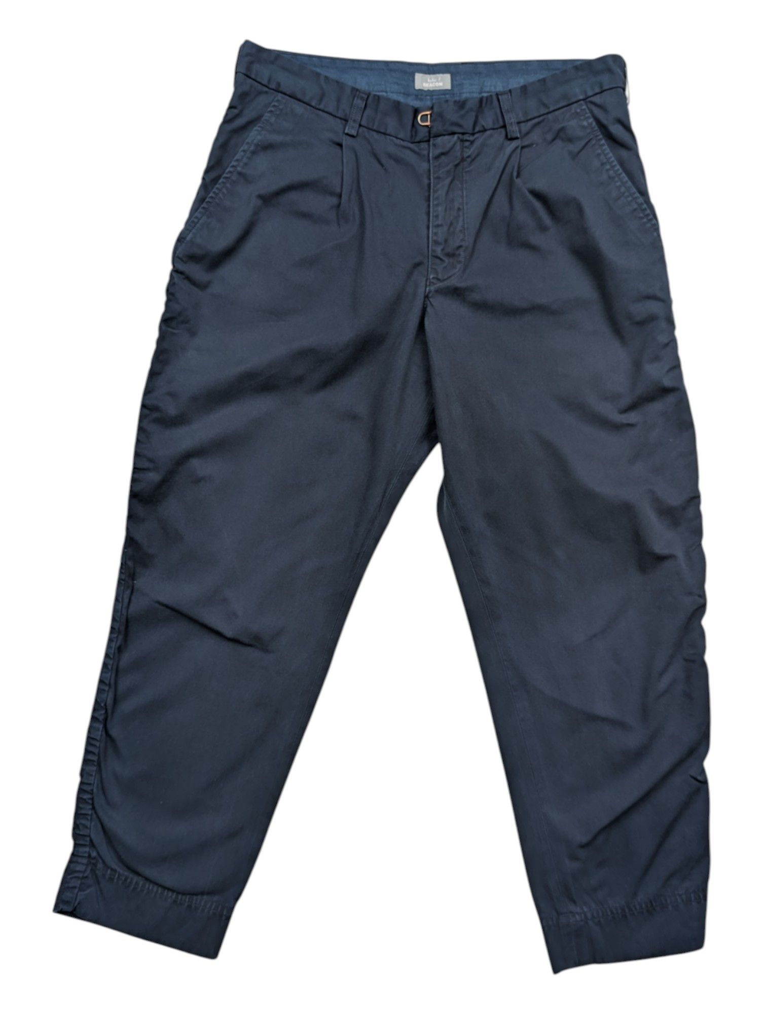 Kolor Kolor Beacon Blue Cotton Straight Leg Pants Size US 32 / EU 48 - 1 Thumbnail