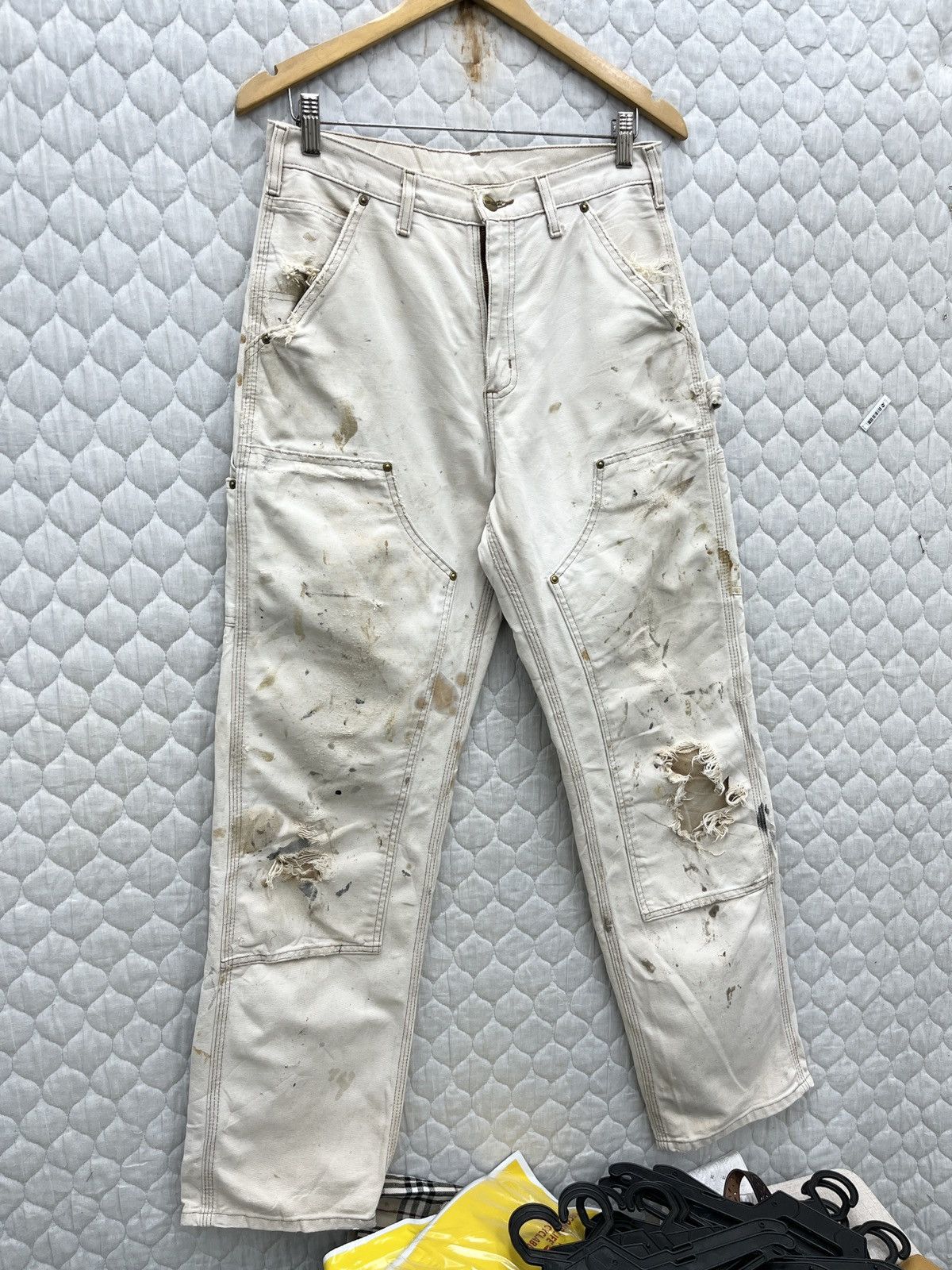 Carhartt 🔥🔥🔥VINTAGE CARHARTT DOUBLE KNEE PANTS Size US 30 / EU 46 - 6 Thumbnail