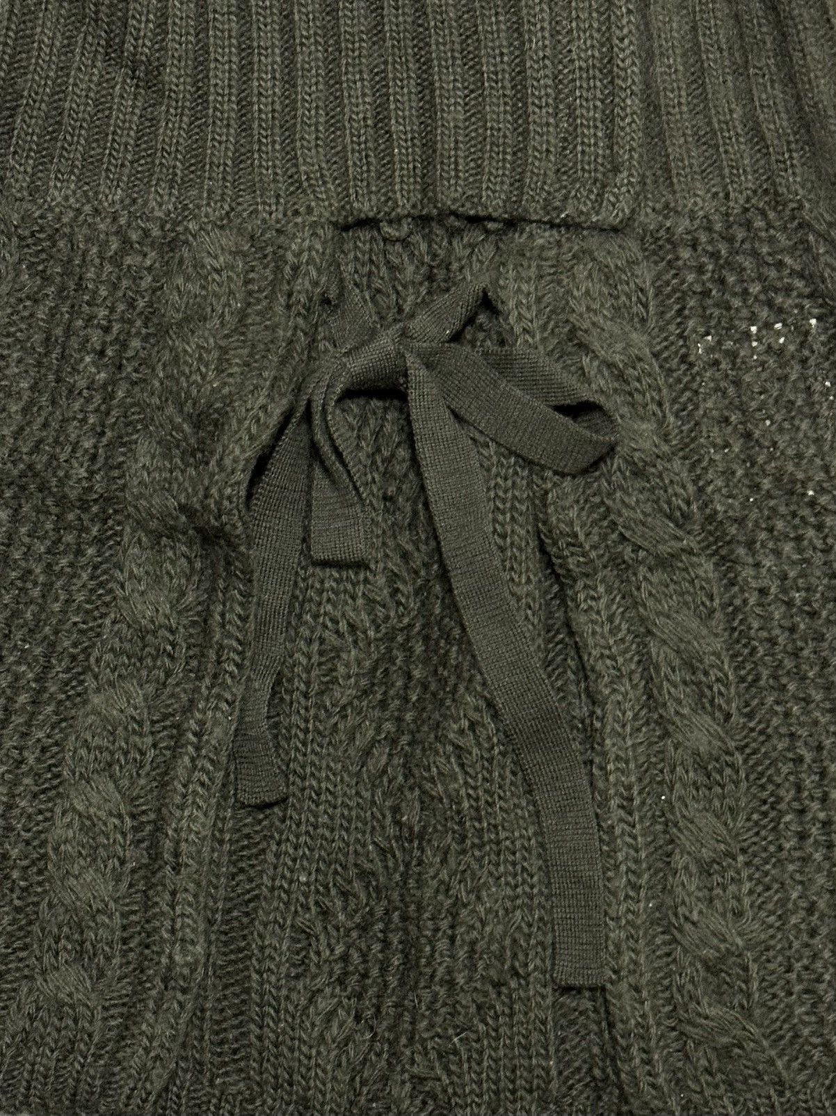 Undercover UNDERCOVER Fall Winter 1998 "Exchange" Knit Wrap Skirt Size 28" / US 6 / IT 42 - 5 Thumbnail