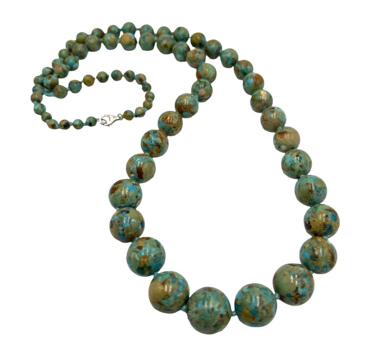 Other Dennis Kalisteo Navajo Turquoise Sterling Silver Necklace Size ONE SIZE - 1 Thumbnail