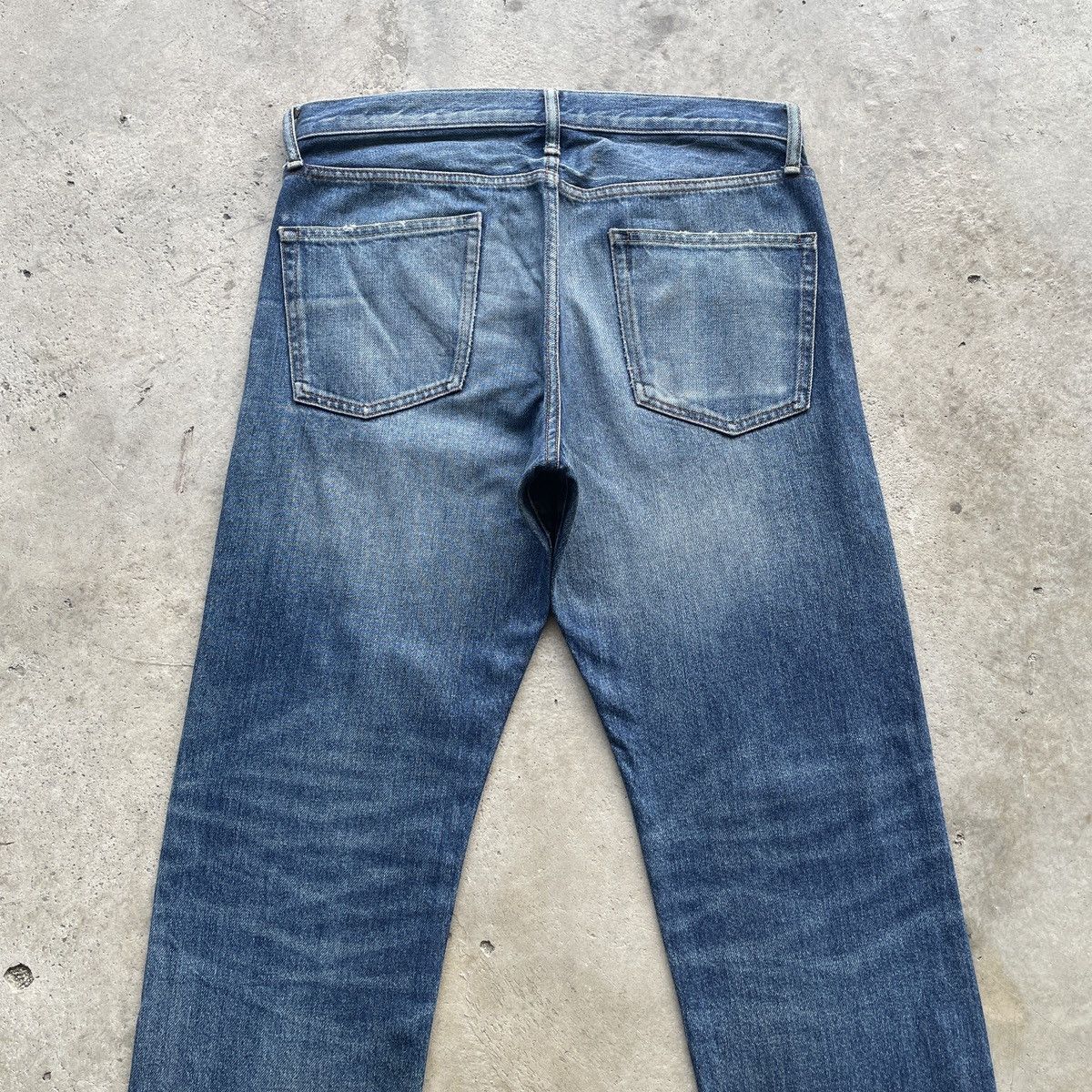 Japanese Brand W33x32 Vintage Japan Gu Jeans Distressed Faded Denim Pants Size US 33 - 8 Thumbnail