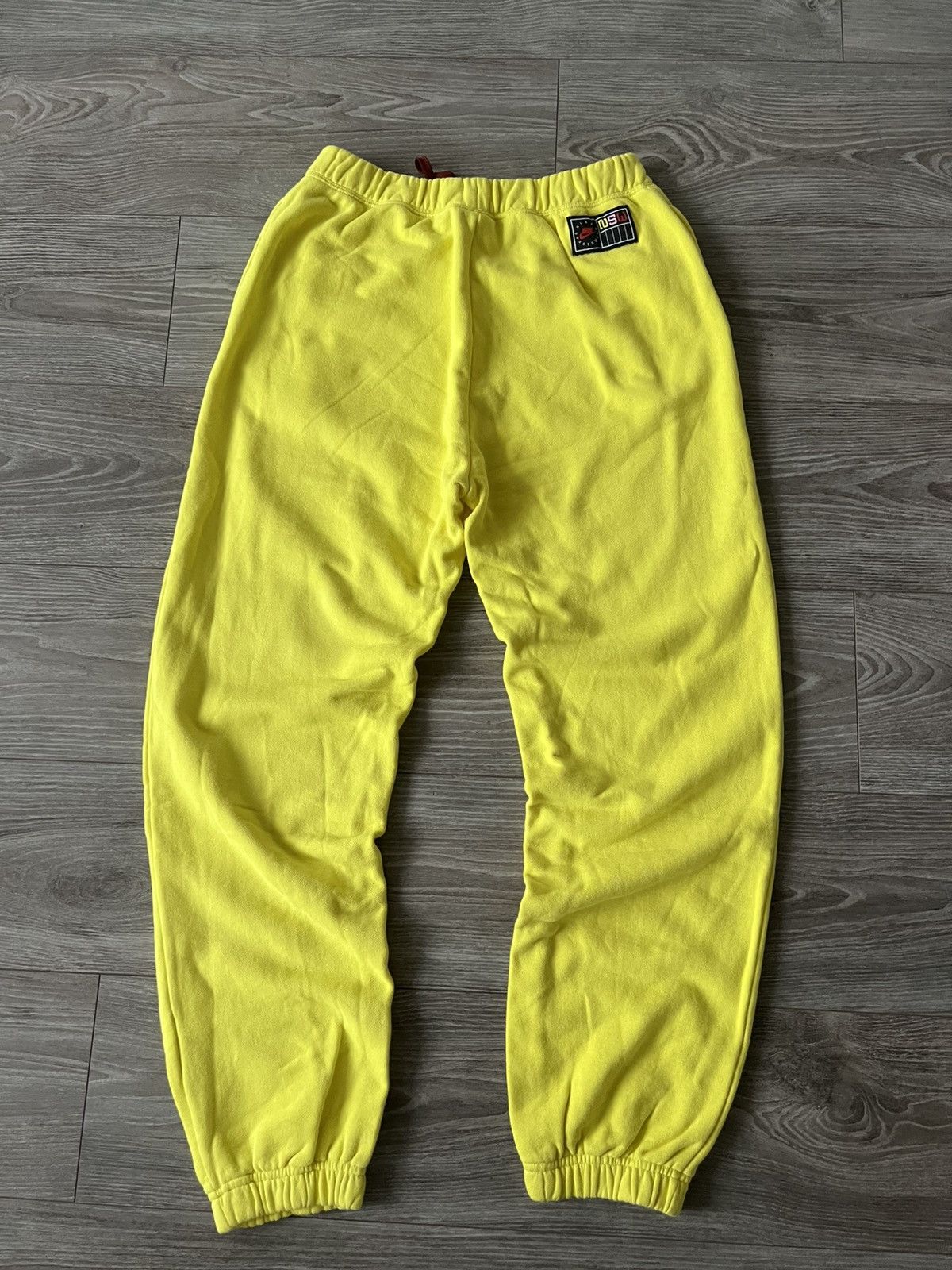 Nike ‼️Nike Sportswear NSW 253 Yellow Cotton Joggers‼️ Size US 32 / EU 48 - 18 Thumbnail