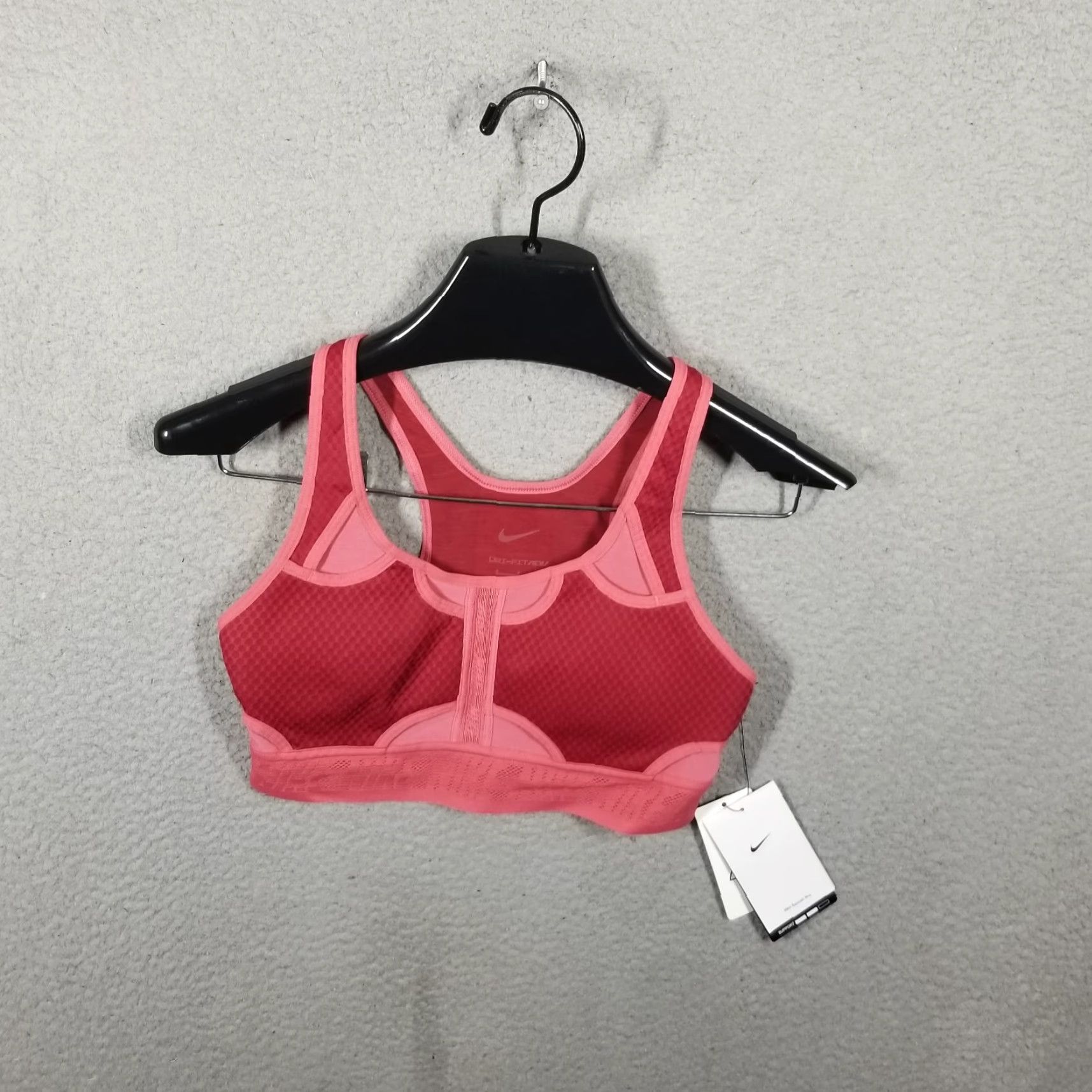 Nike Nike Sports Bra Women's Small Pink High Support Ultrabreathe Padded Activewear Size ONE SIZE - 2 Thumbnail