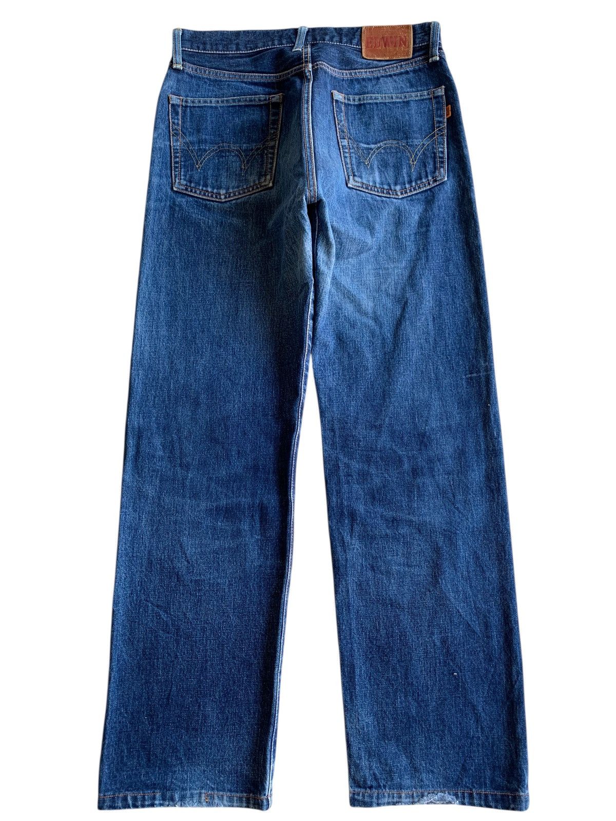 Edwin VINTAGE EDWIN 505XX SELVEDGE FADED JAPANESE DISTRESSED DENIM Size US 30 / EU 46 - 2 Thumbnail
