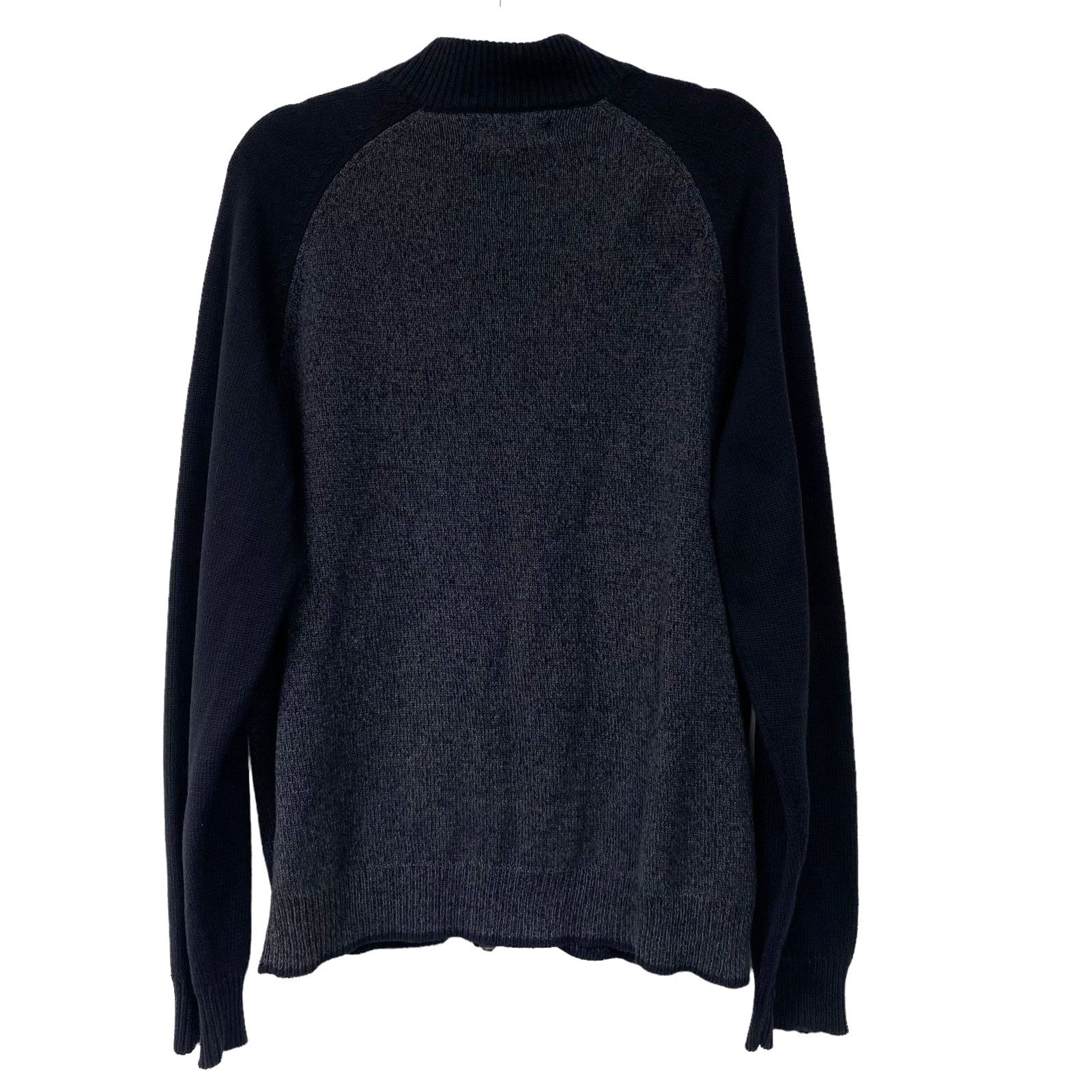 BKE BKE Mens Size L Heathered Mockneck Zip Up Sweater Size US L / EU 52-54 / 3 - 6 Thumbnail