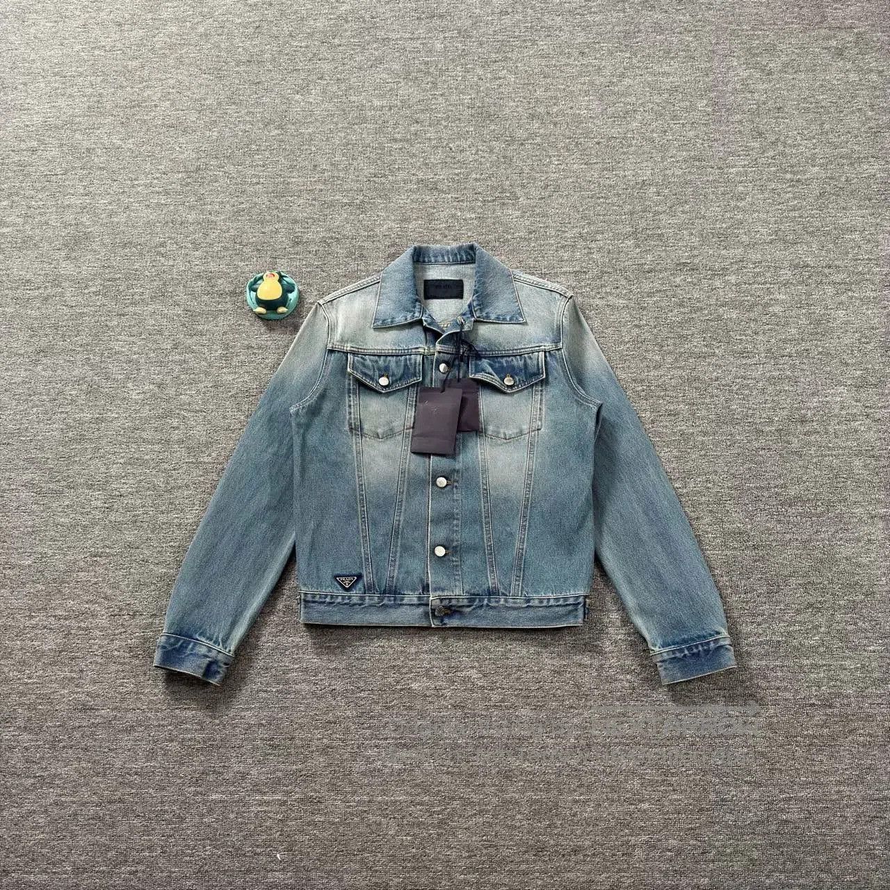 Prada Prada 2023 Blue Denim Jacket. Size US S / EU 44-46 / 1 - 1 Thumbnail