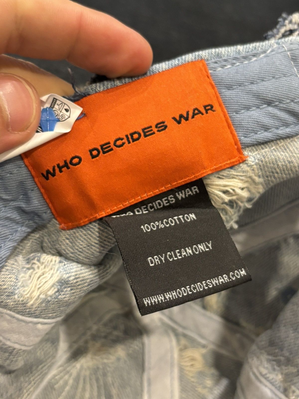 Who Decides War Who Decides War Barbed Embroidery Hat Size ONE SIZE - 3 Thumbnail