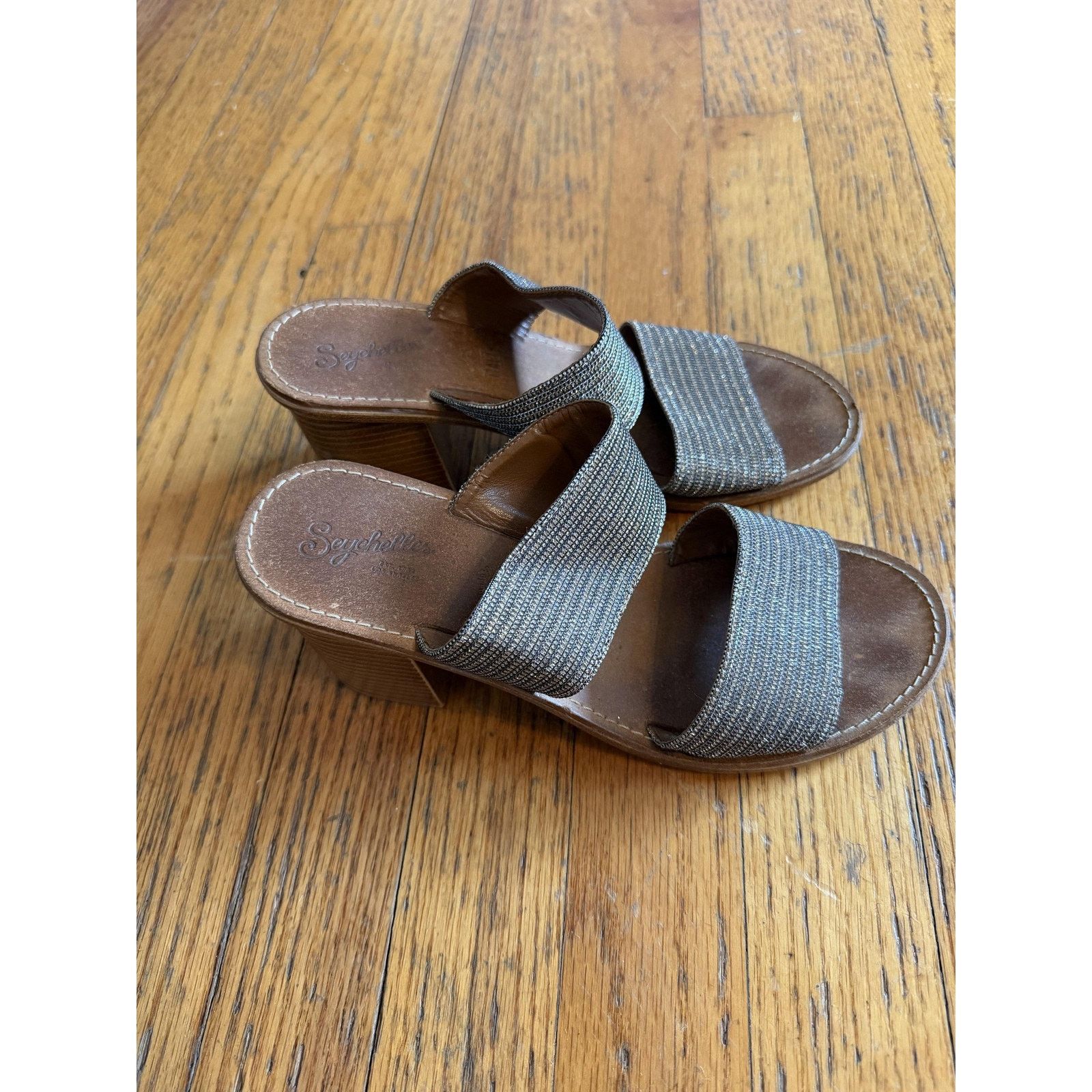 Seychelles Seychelles Shoes Sandals Womens Size 8 Fabric Double Strap Size US 8 / IT 38 - 2 Thumbnail