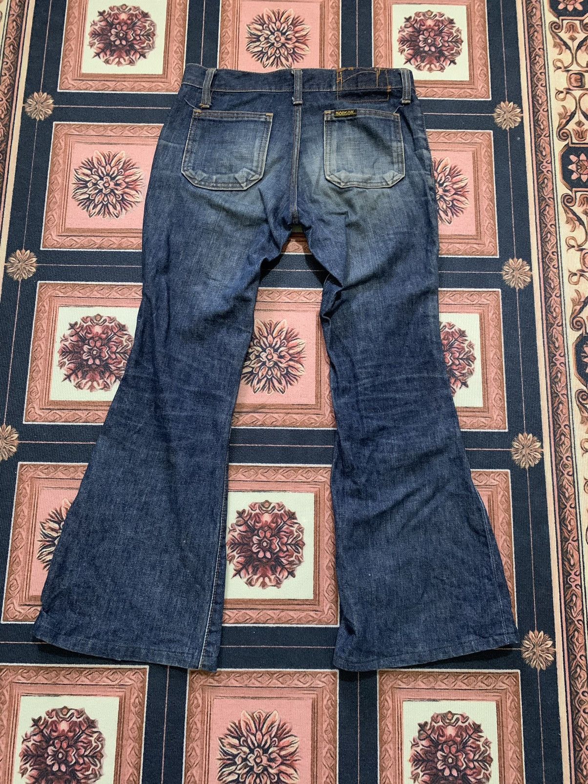 If Six Was Nine 💥Flare💥 Vintage Bobson Bootcut Jeans Faded Size US 30 / EU 46 - 7 Thumbnail