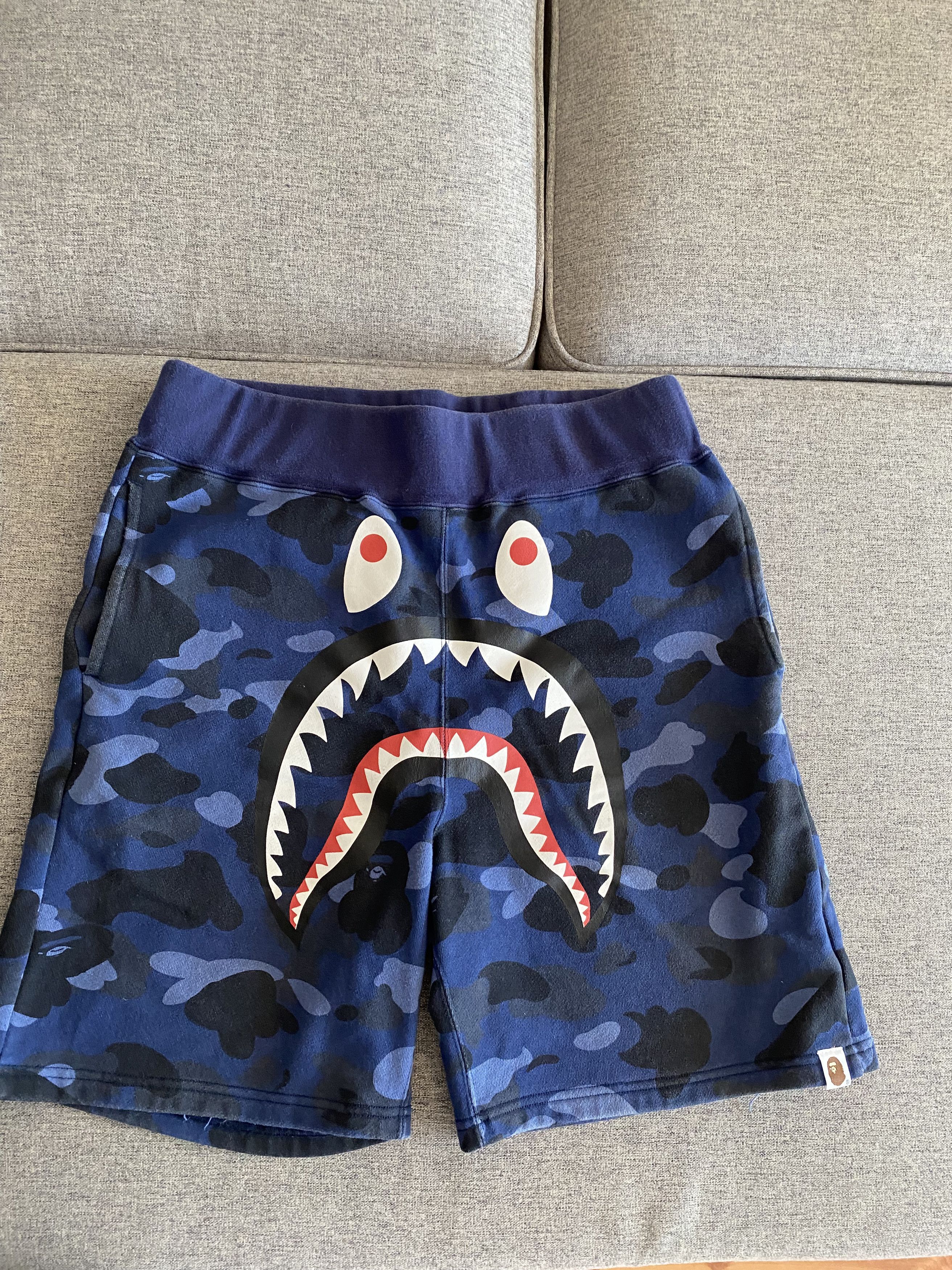 Bape OG blue camo short