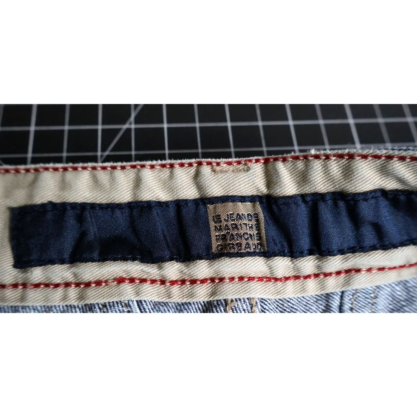 Denime VINTAGE Girbaud Jeans Men 40 Denim Carpenter Baggy Fit Distressed 90s Grunge Hipster Retro Jeans Mens 40x33 Boots may vary Size US 40 / EU 56 - 3 Thumbnail