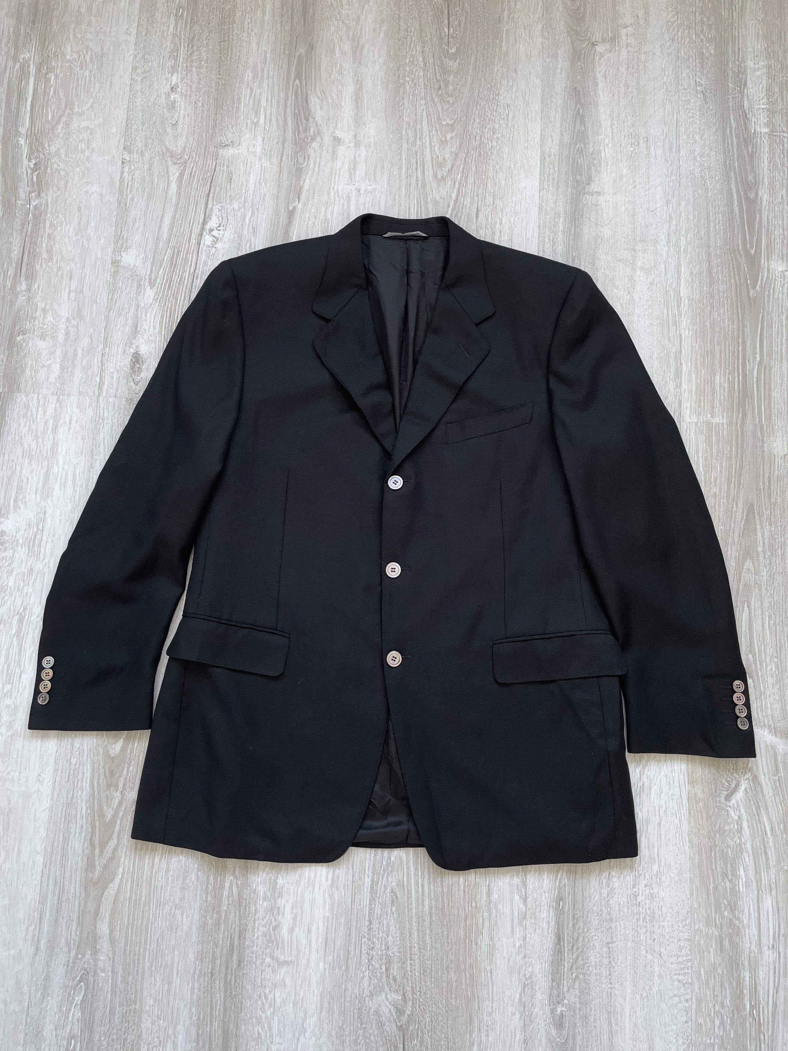 Canali Canali Wool Black Blazer Size US M / EU 48-50 / 2 - 1 Thumbnail