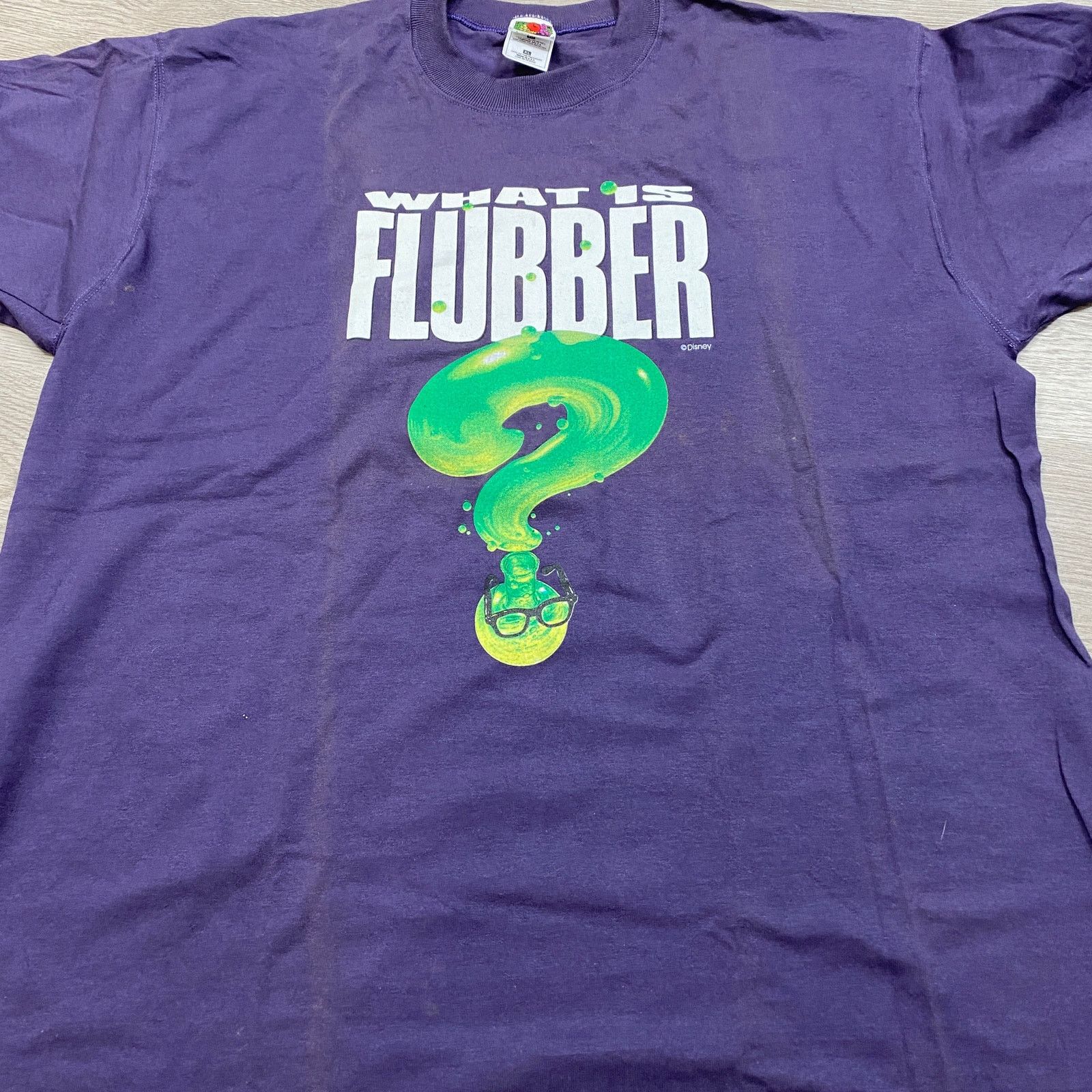 Disney × Fruit Of The Loom × Vintage VTG 90s Flubber Movie Promo Tee Shirt XL Robin Williams Size US XL / EU 56 / 4 - 9 Thumbnail