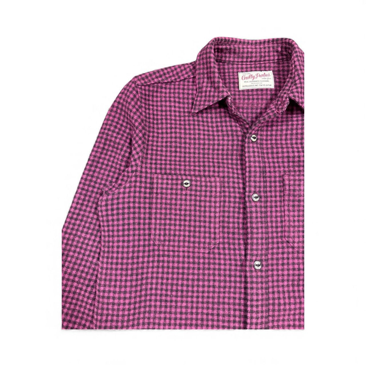 Wacko Maria Wacko Maria Guilty Parties Painted Houndstooth Flannel Red Size US M / EU 48-50 / 2 - 7 Thumbnail
