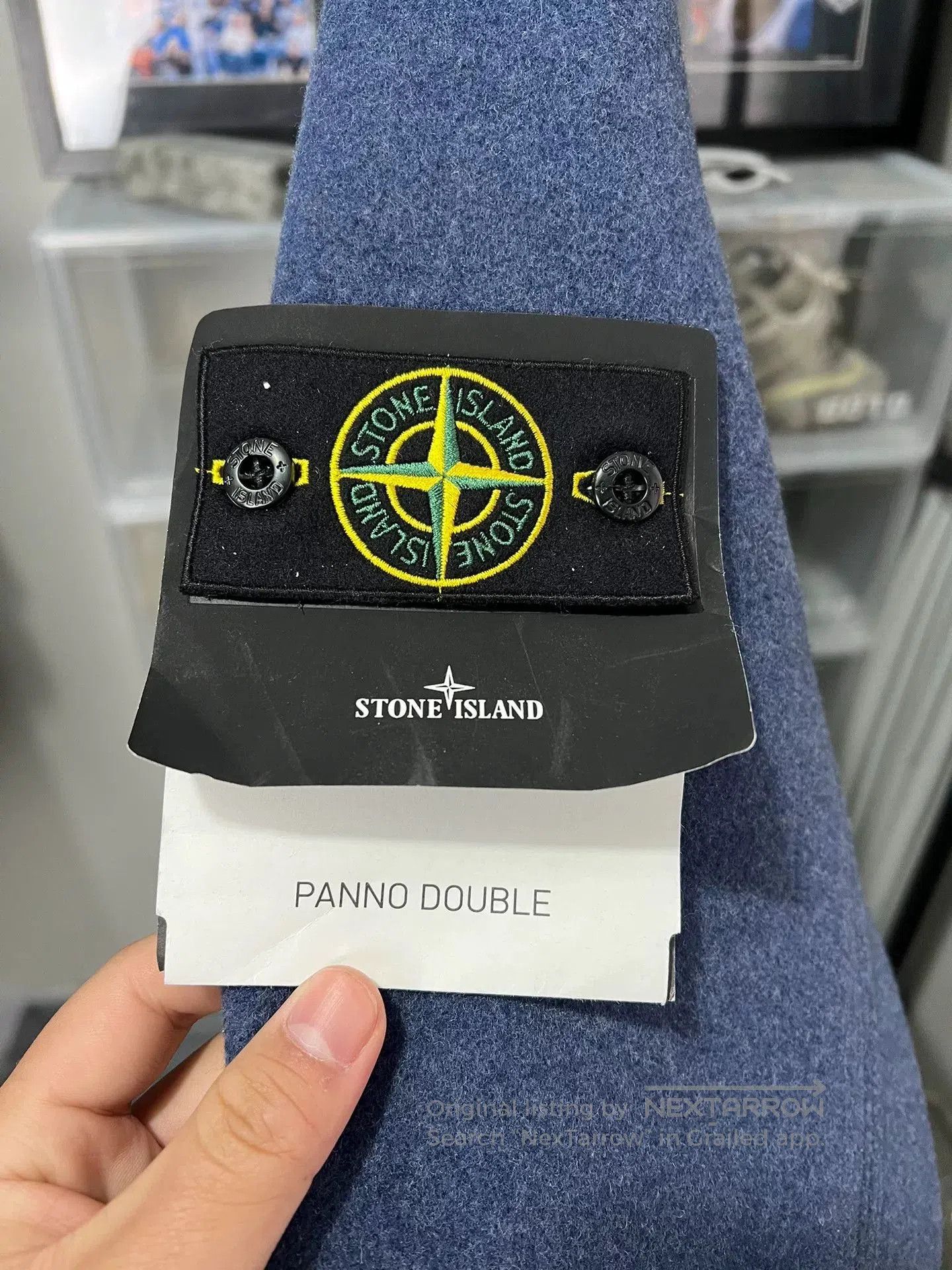 Stone Island wool nylon stand collar jacket. Size US XL / EU 56 / 4 - 3 Thumbnail