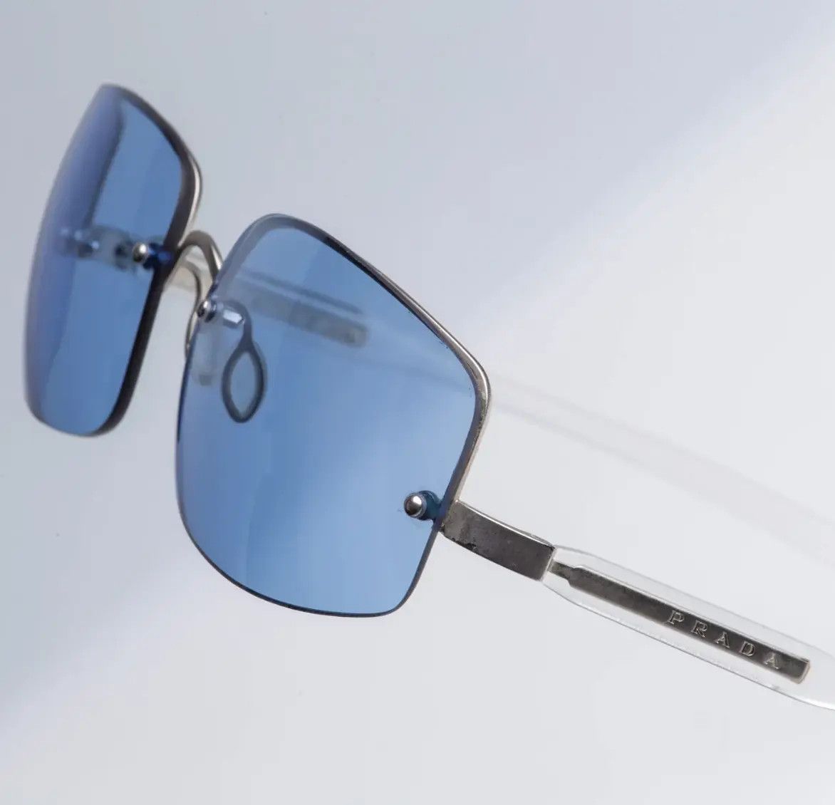 Prada × Vintage PRADA Sunglasses SPR 54A Star Sport Symbol Shield Mask RI883 Size ONE SIZE - 1 Thumbnail