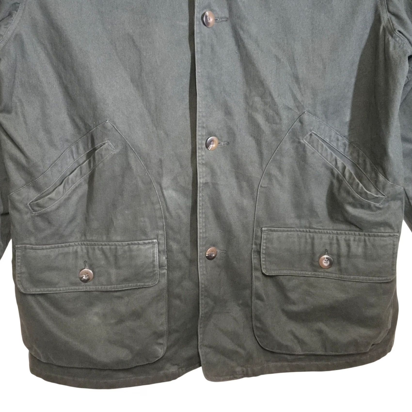 Vintage VINTAGE St. John's Bay Barn Coat Chore Work Jacket Men L Tall Green Jacket Mens Large Tall Green Size US L / EU 52-54 / 3 - 3 Thumbnail