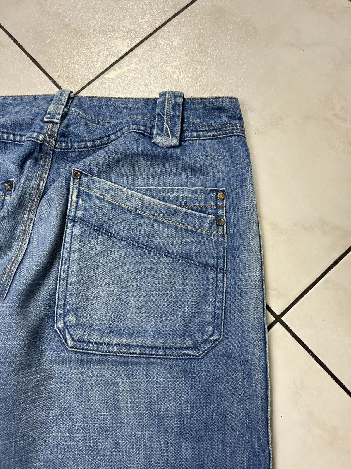 Diesel × Vintage Vintage Diesel moorix y2k distressed denim jeans baggy pants Size US 32 / EU 48 - 17 Thumbnail