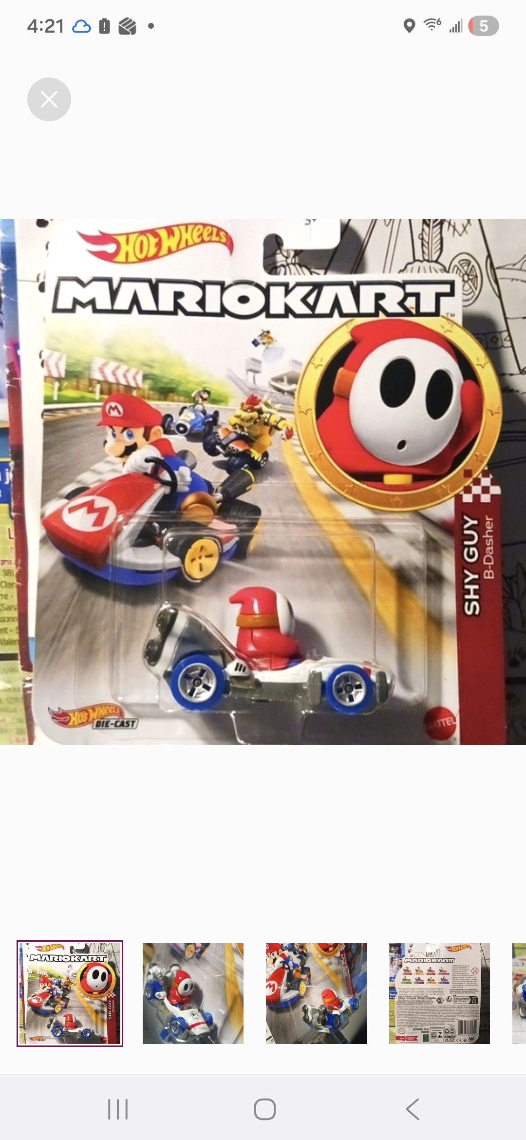 Other Hot Wheels Mariokart SHY GUY B-Dasher Size ONE SIZE - 1 Thumbnail