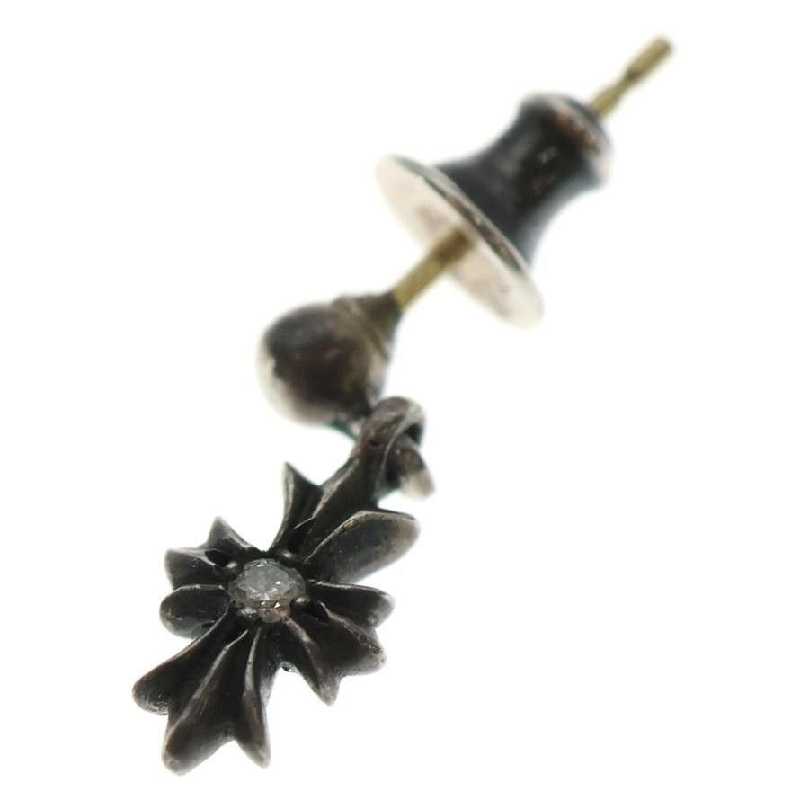 Chrome Hearts Chrome Hearts Diamond Tiny CH Cross Drop Earring Size ONE SIZE - 5 Thumbnail