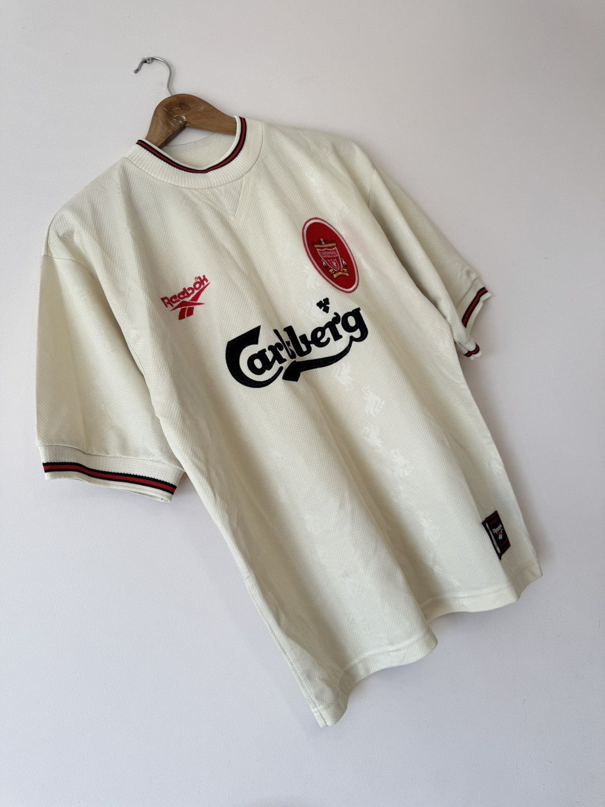 Reebok Vintage Liverpool 1996-1997 Away Soccer Jersey Football Shir Size US M / EU 48-50 / 2 - 4 Thumbnail