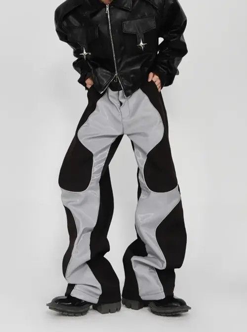 Japanese Brand × Vintage Mauroicardi Soft Patchwork Leather Pants Size US 32 / EU 48 - 1 Thumbnail
