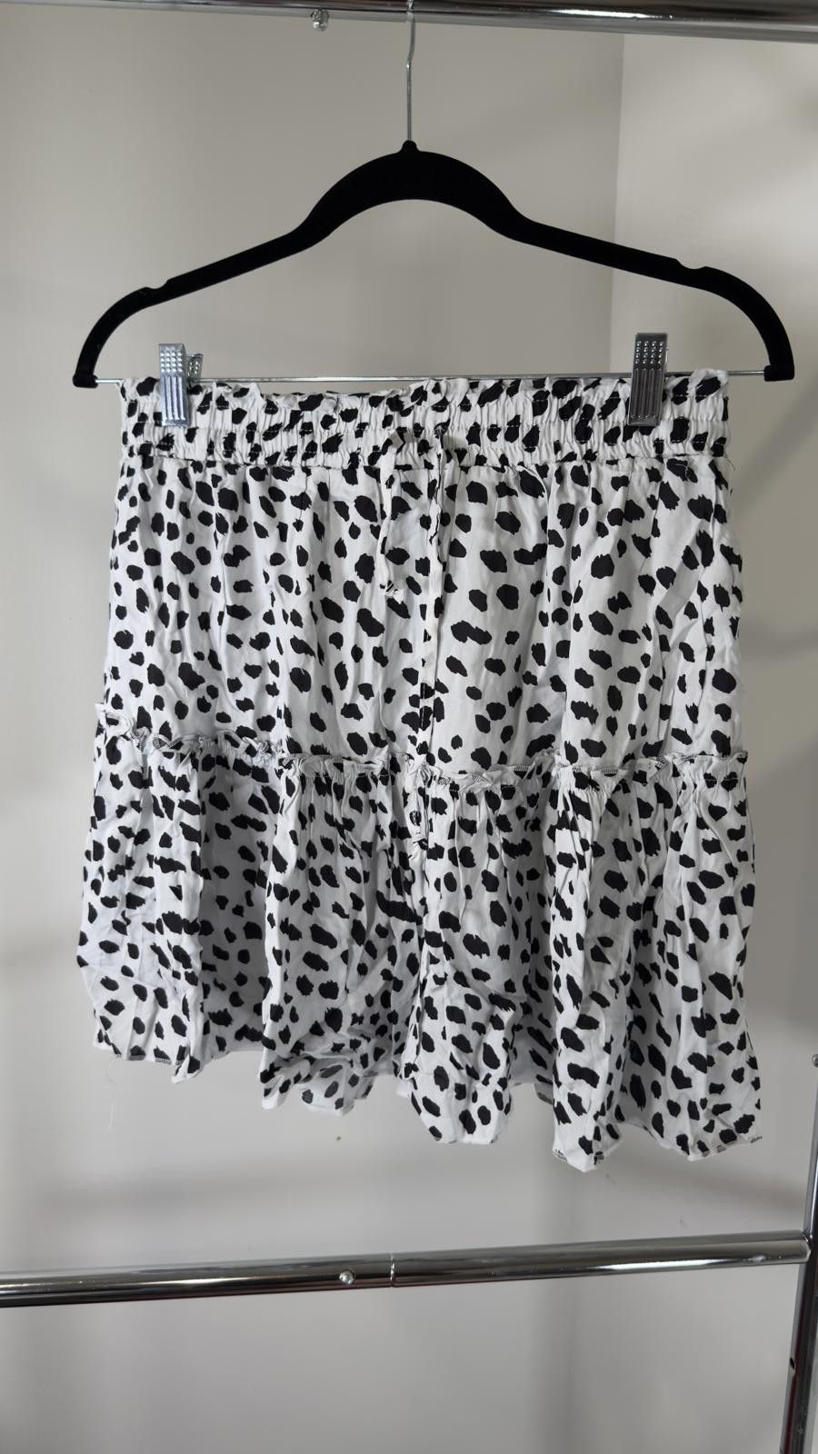 Other Alely Women's Black and White Polka Dot Skirt, Size M Size 32" / US 10 / IT 46 - 1 Thumbnail