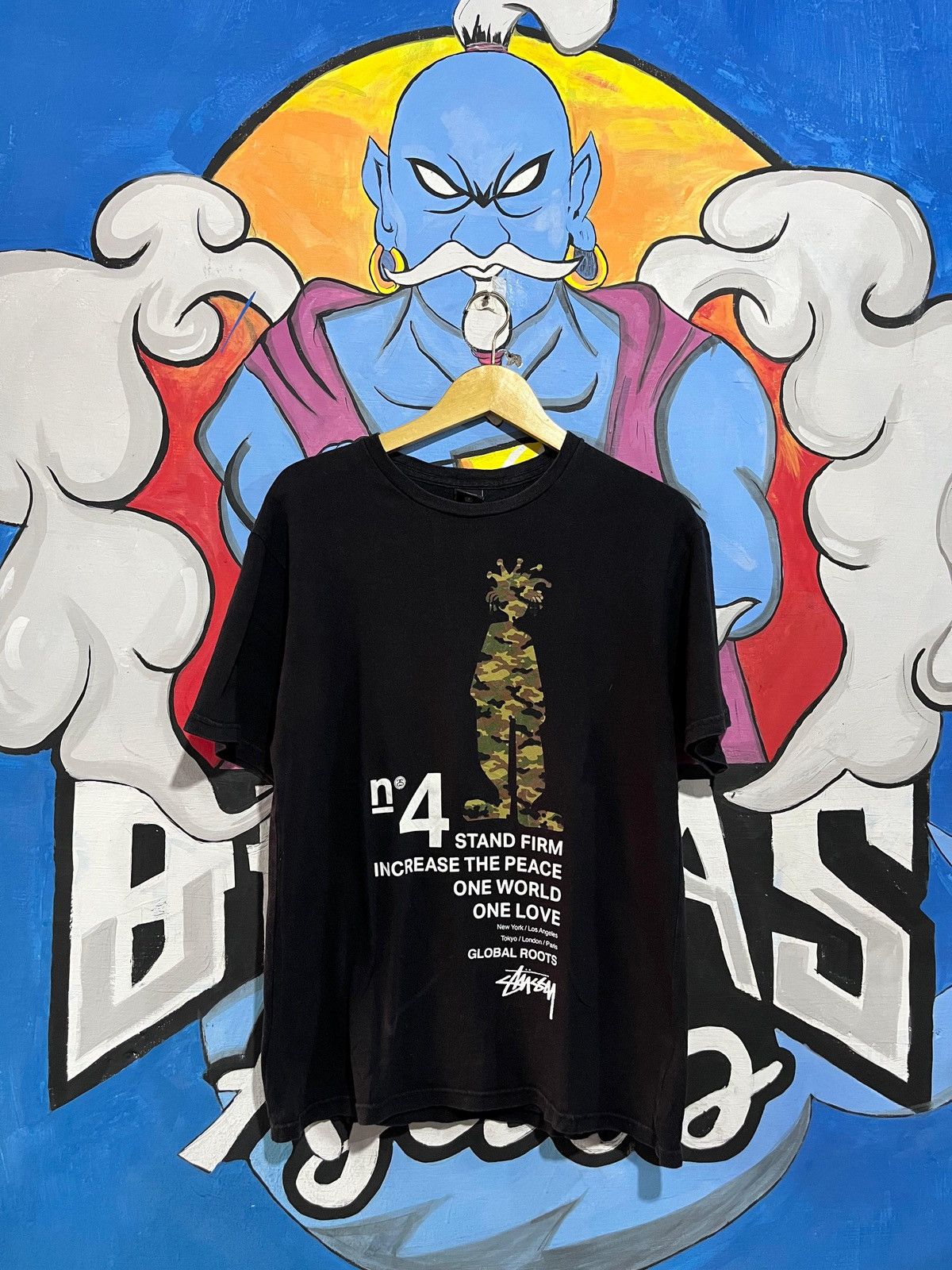 Stussy × Vintage Tshirt stussy vintage n4 shadow camo Size US M / EU 48-50 / 2 - 1 Thumbnail