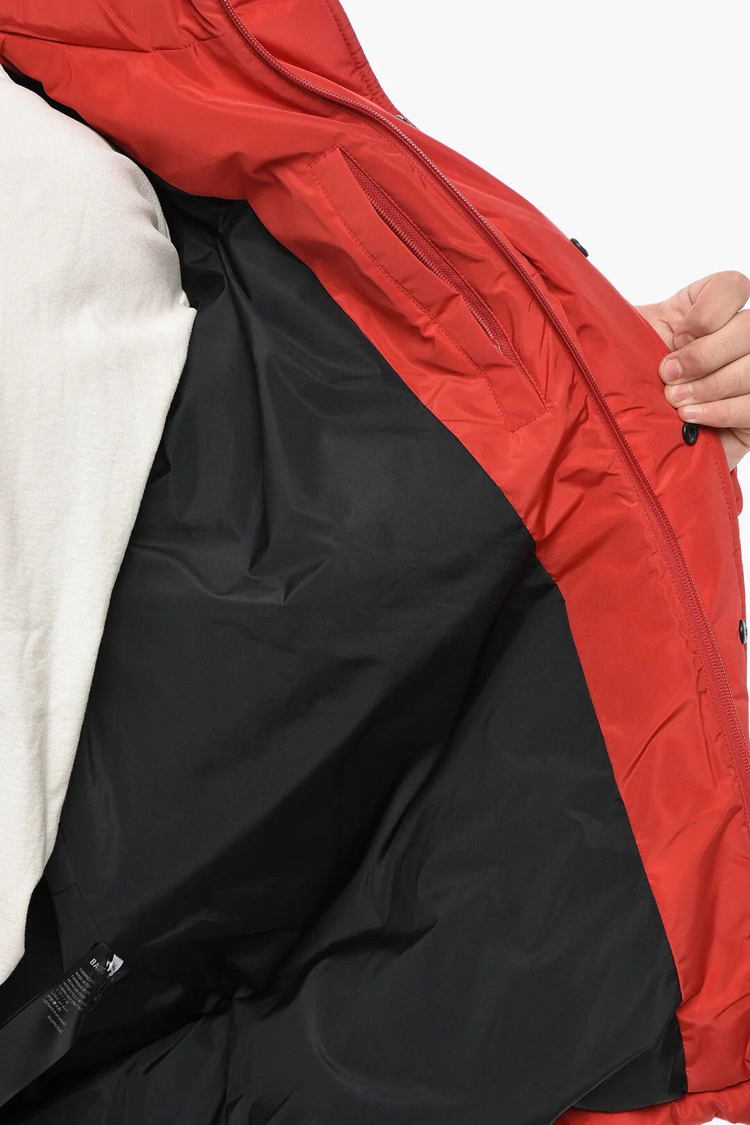Balenciaga og1mm0326 Nylon Puffer Jacket in Red Size US S / EU 44-46 / 1 - 5 Thumbnail