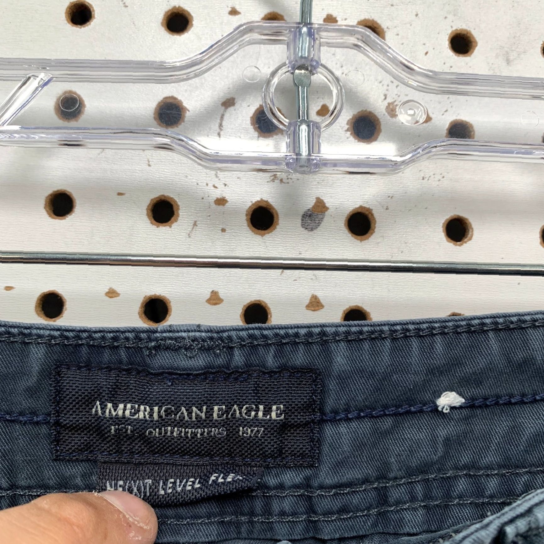 American Eagle Outfitters American Eagle Outfitters Cargo Shorts Mens 34 Faded Blue Next Level Stretch Military 36x11 Size US 34 / EU 50 - 3 Thumbnail