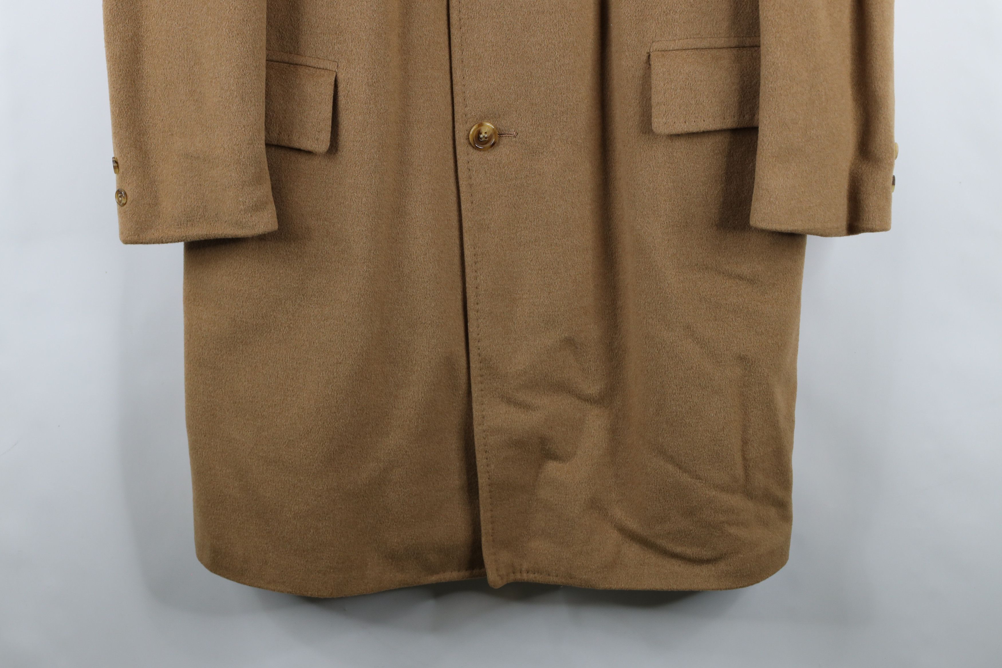 Vintage Vintage 70s Streetwear Alpacuna Overcoat Jacket Beige USA Size US L / EU 52-54 / 3 - 4 Thumbnail