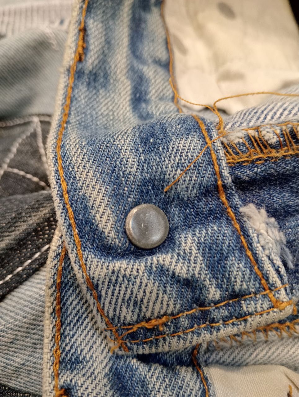 Levi's Vintage Clothing RARE LEVI'S VINTAGE 501 SELVEDGE CUSTOM BLUE DENIM JEANS Size US 34 / EU 50 - 9 Thumbnail